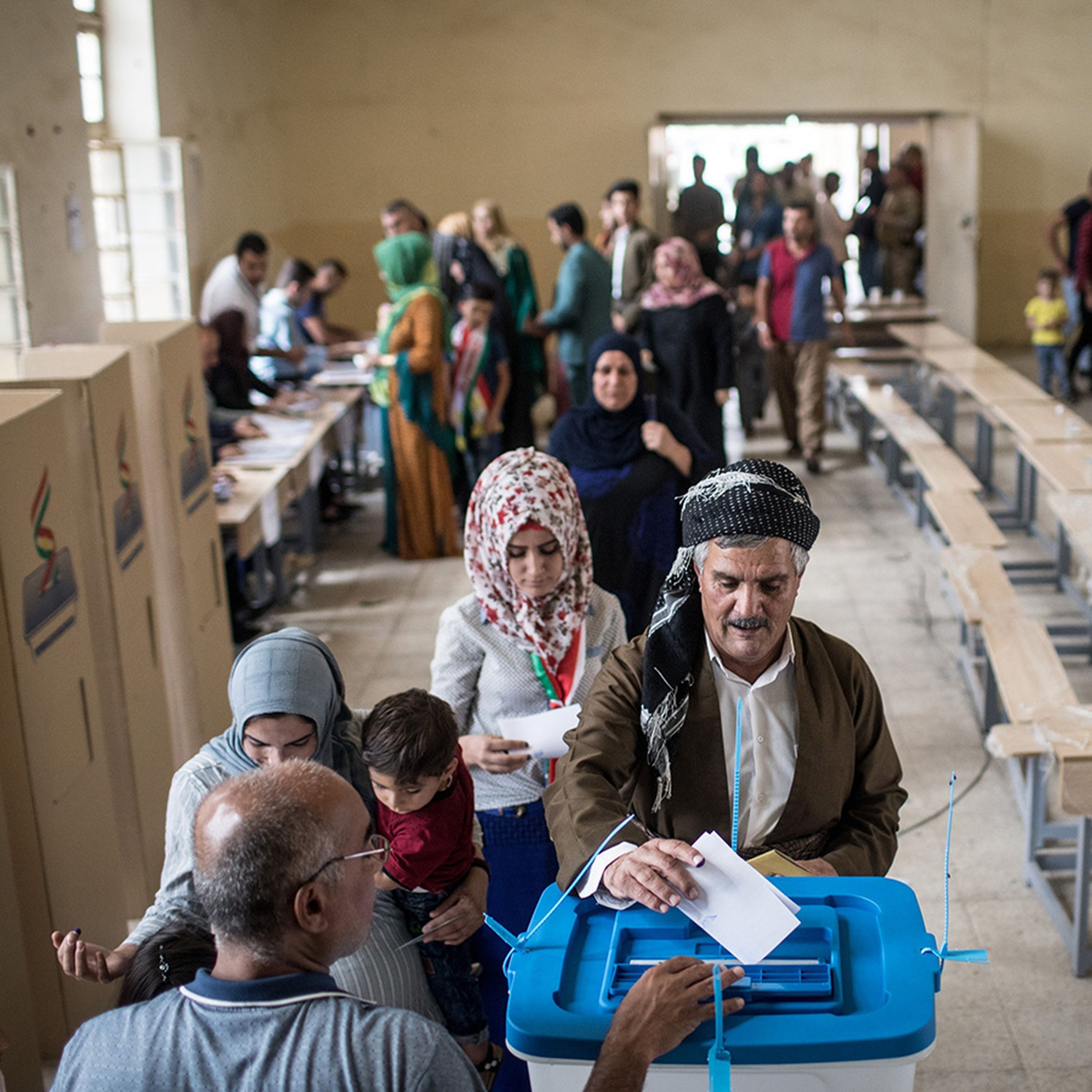Kurds seize initiative in independence vote