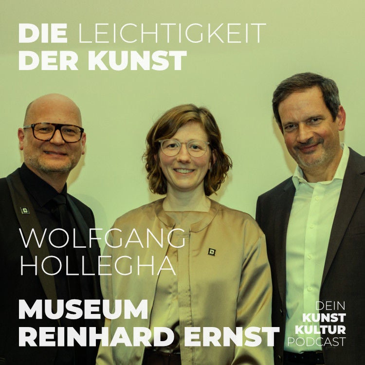 Wolfgang Hollegha im Museum Reinhard Ernst | Daniel Hollegha, Dr. Oliver Kornhoff und Lea Schäfer | Kunstpodcast