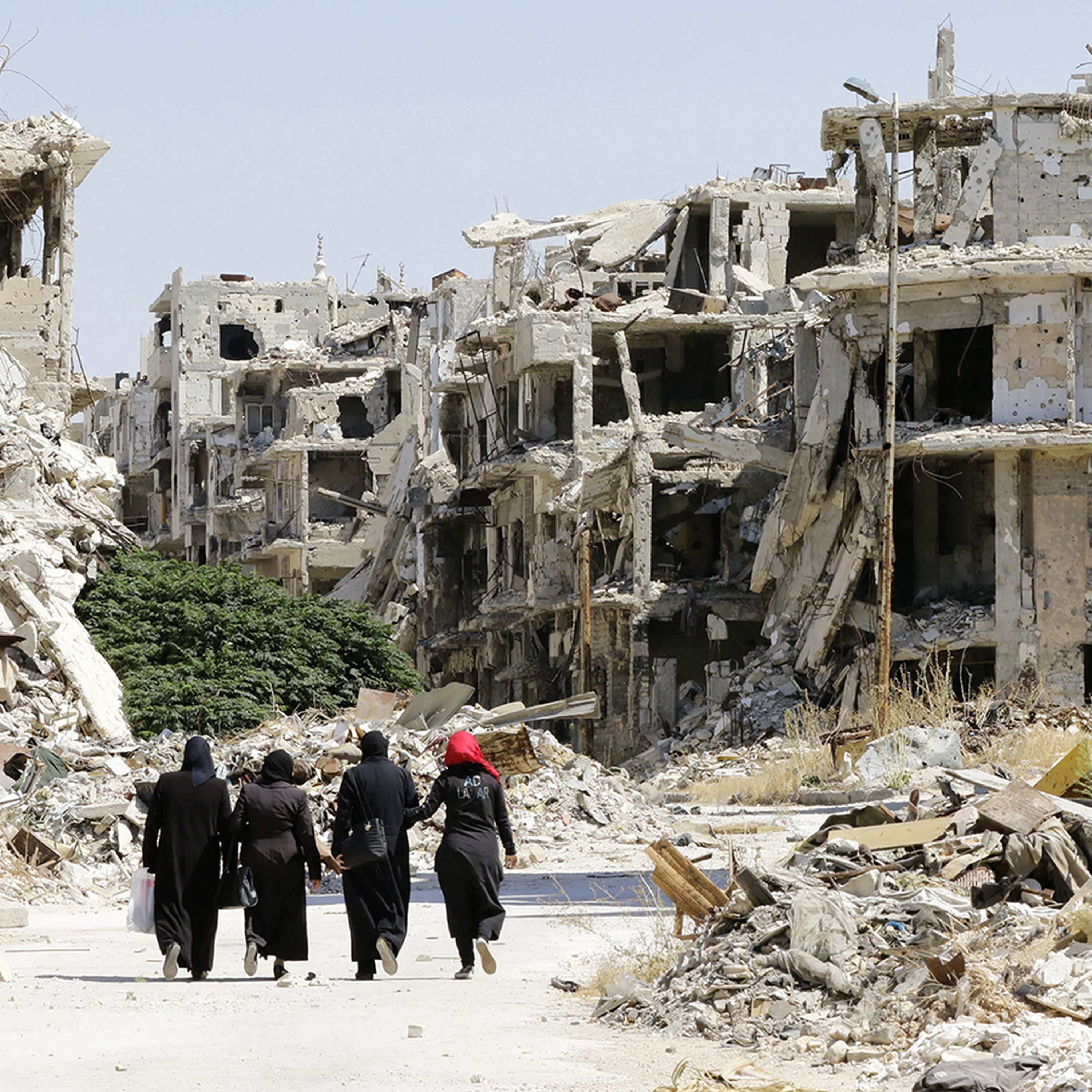 Tales from a devastated Syrian city