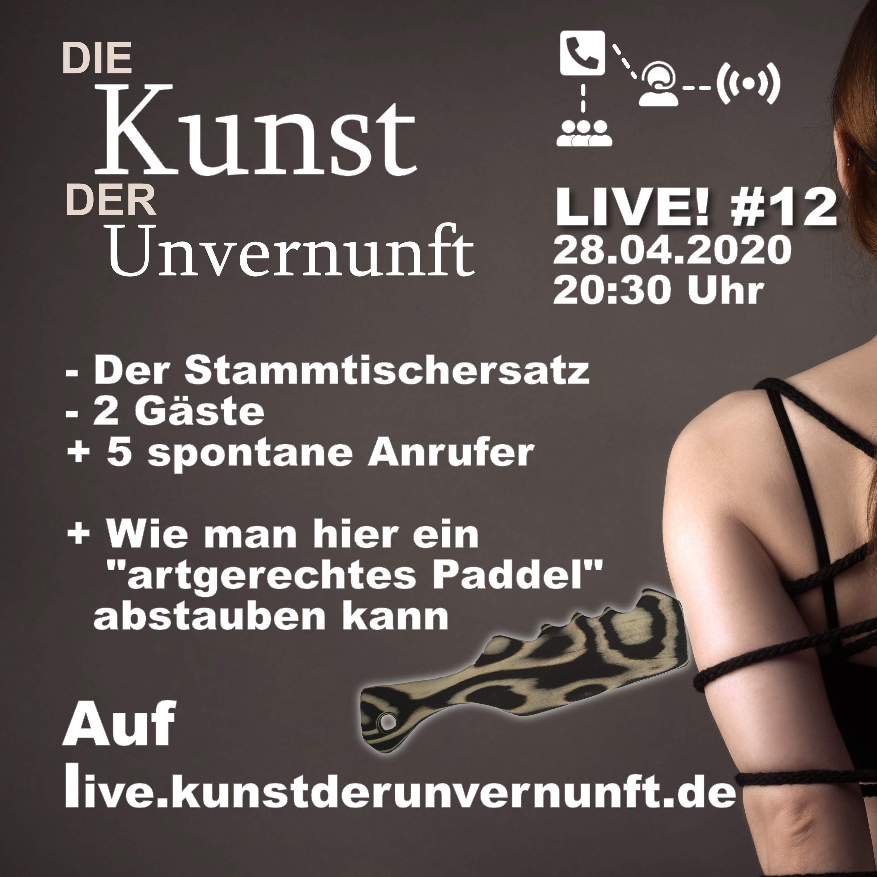 Unvernunft LIVE v. 28.04. - Mit Holzbearbeitung