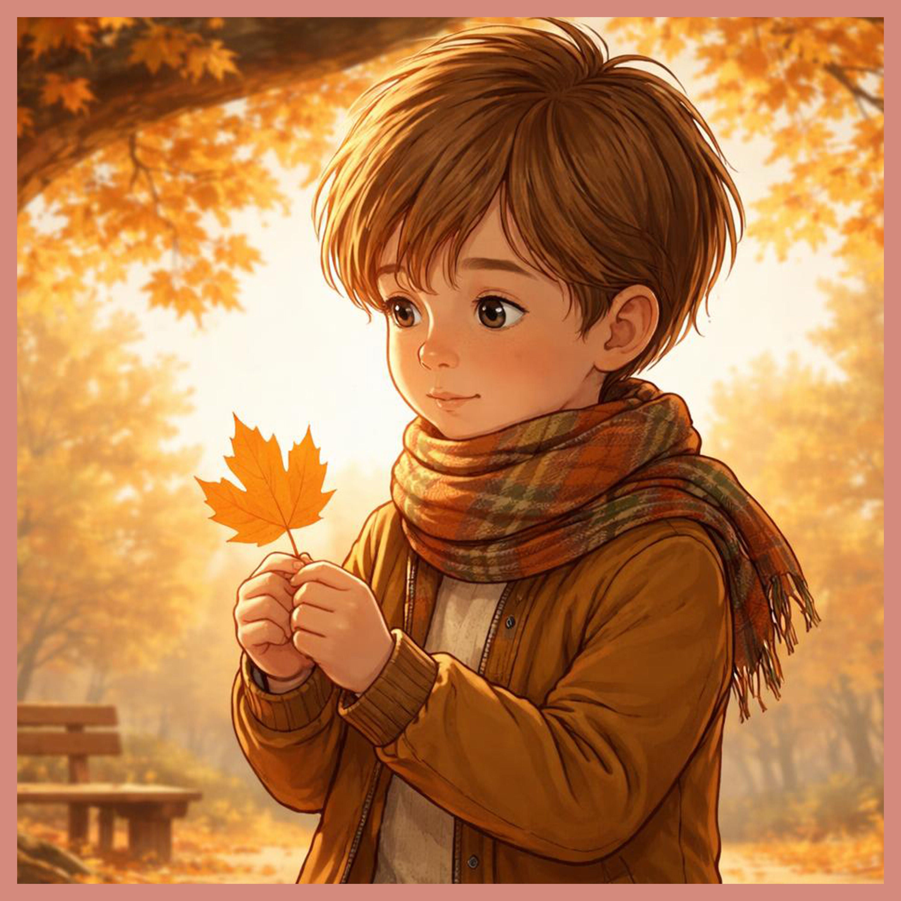 Der Ahornbaum im Herbstwind – Fantasiereise für Kinder zum Malen