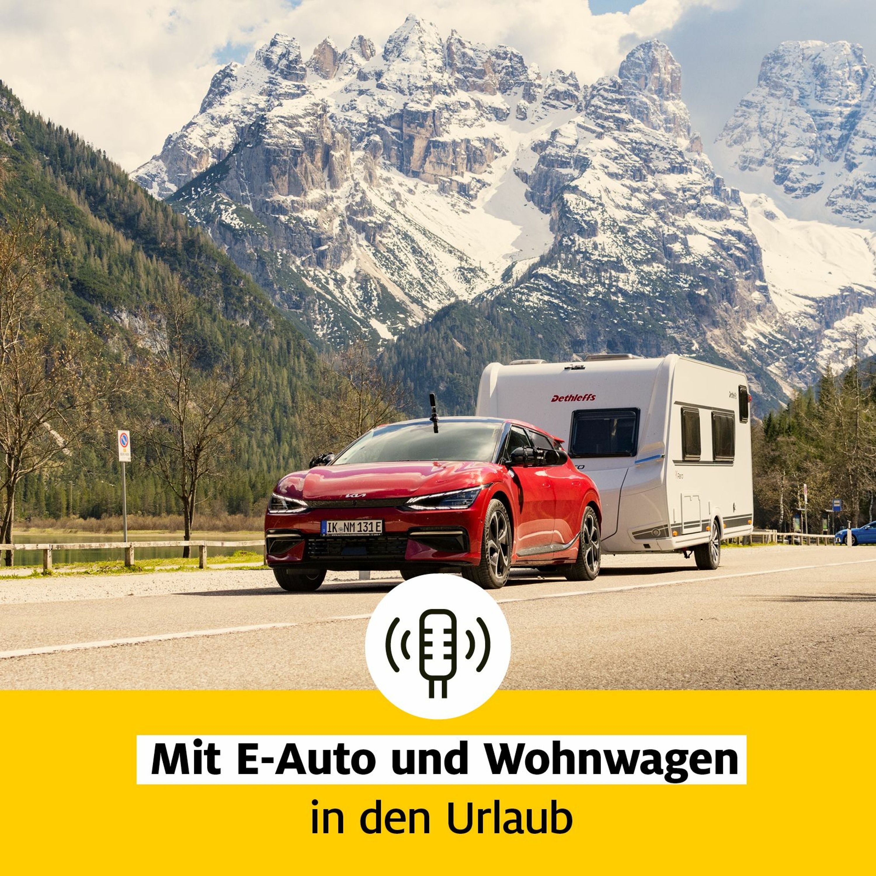 2.18 Mit dem E-Auto und Wohnwagen in den Urlaub – geht das?