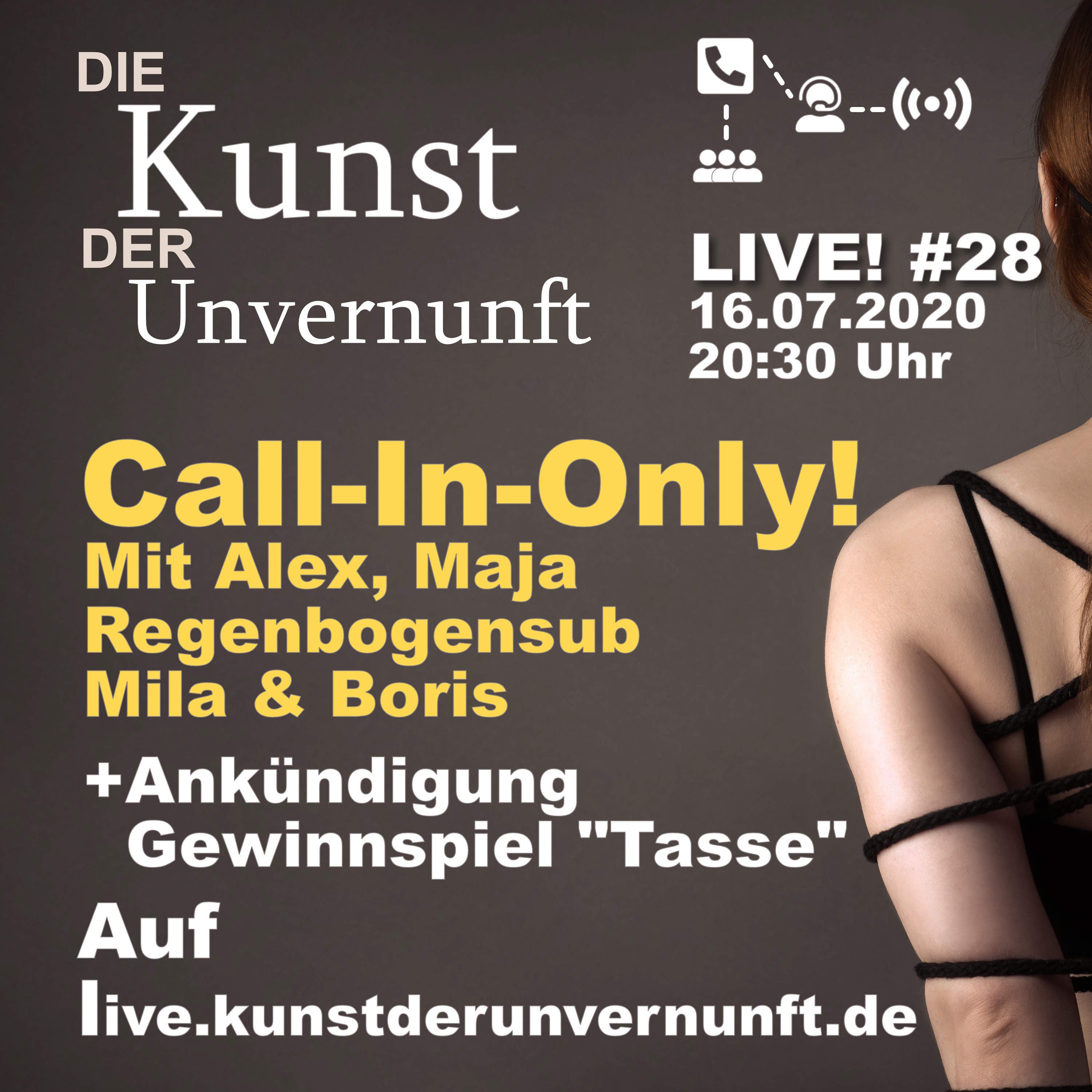 Unvernunft LIVE v. 16.07. - Massive Call-In-Only