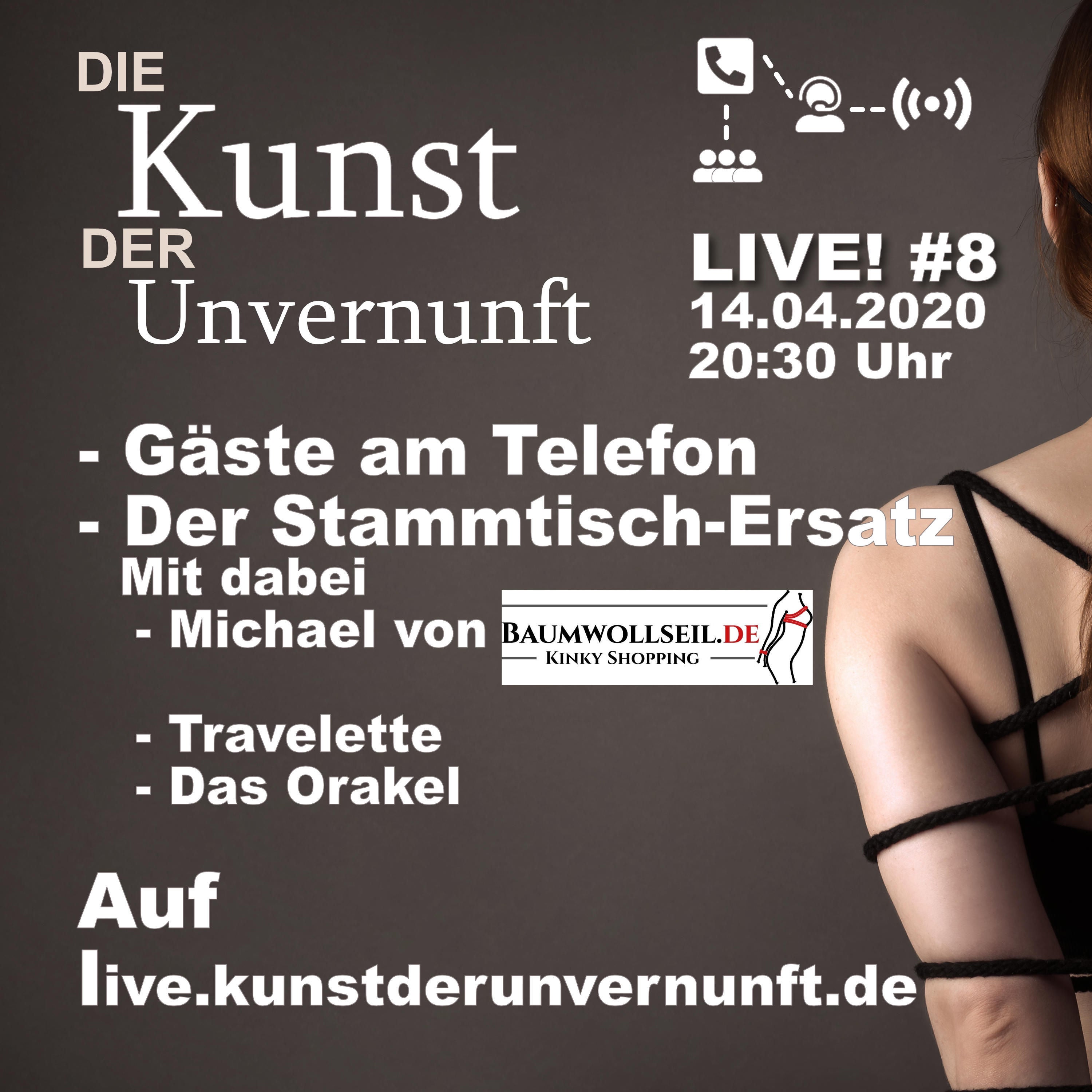 Unvernunft LIVE v. 14.04. - Kink für zu Hause