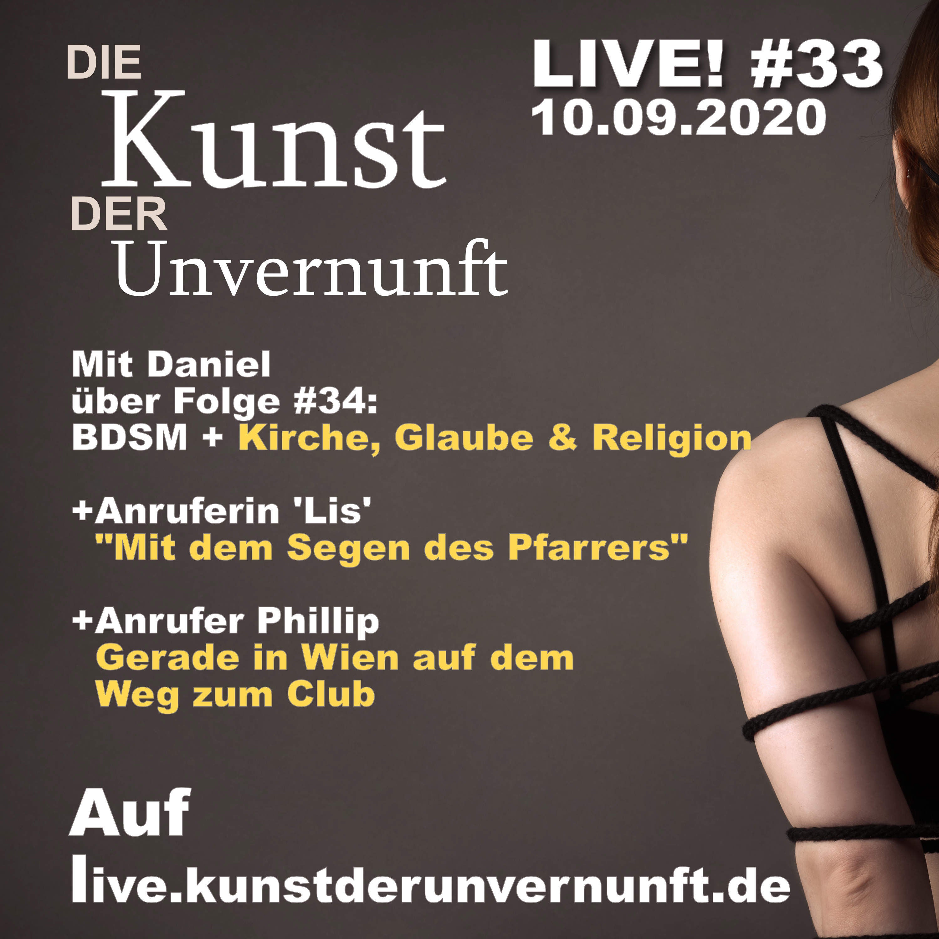 Unvernunft Live 10.09.20 - Die Nonne in Latex