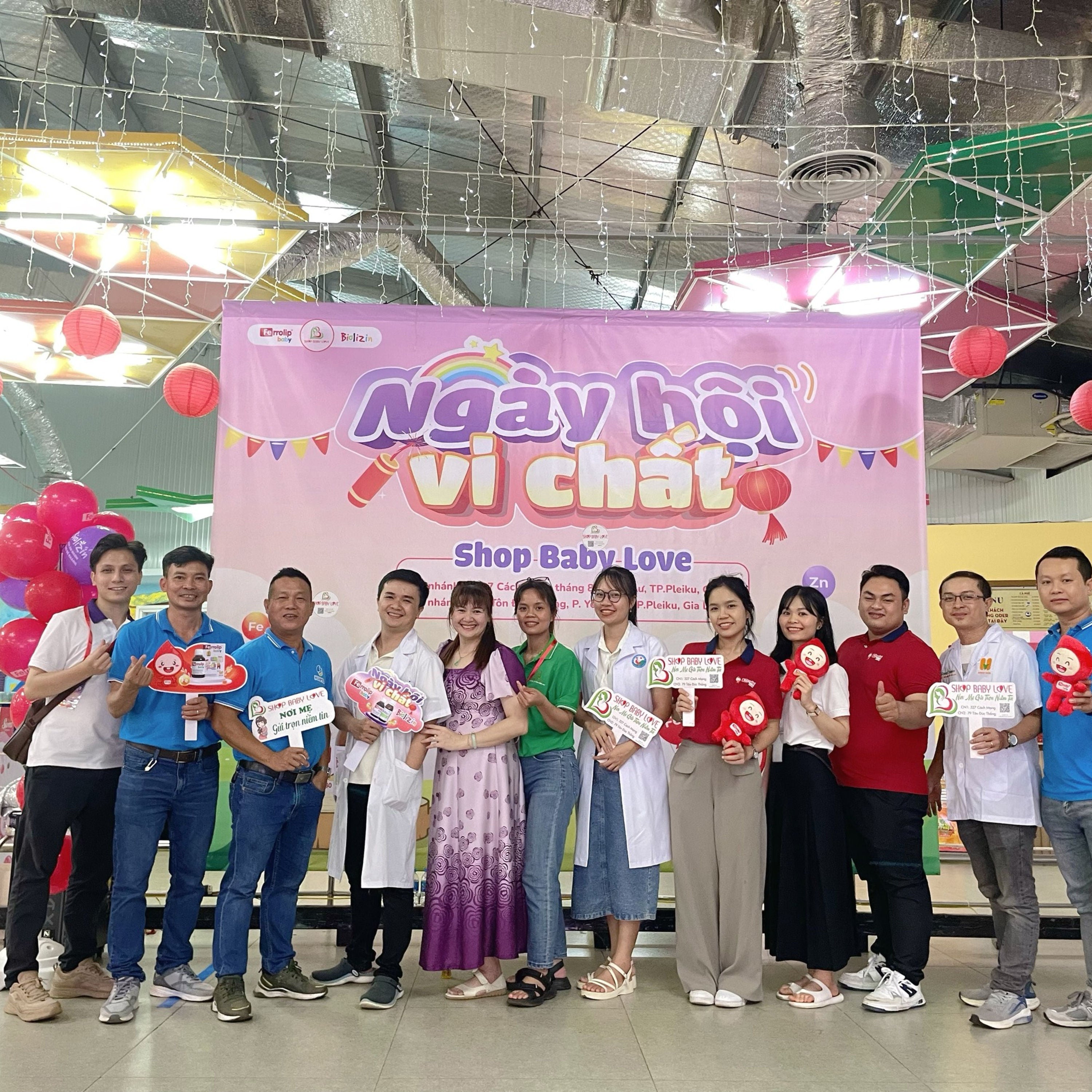 Chương trình ngày hội vi chất tại shop mẹ bé Châu Thanh - Đăk Lăk