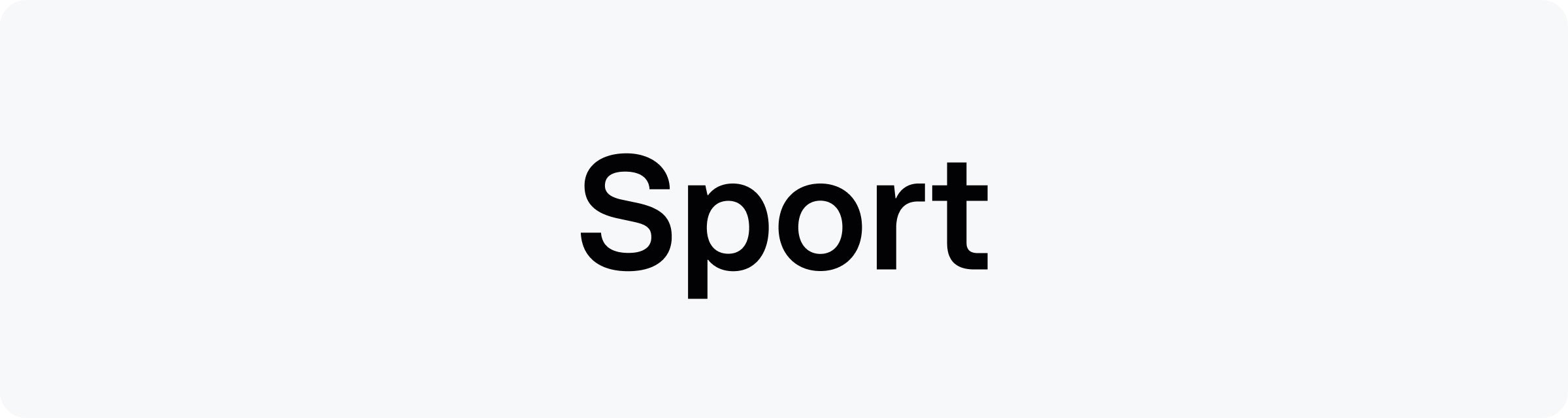 Sport im Überblick