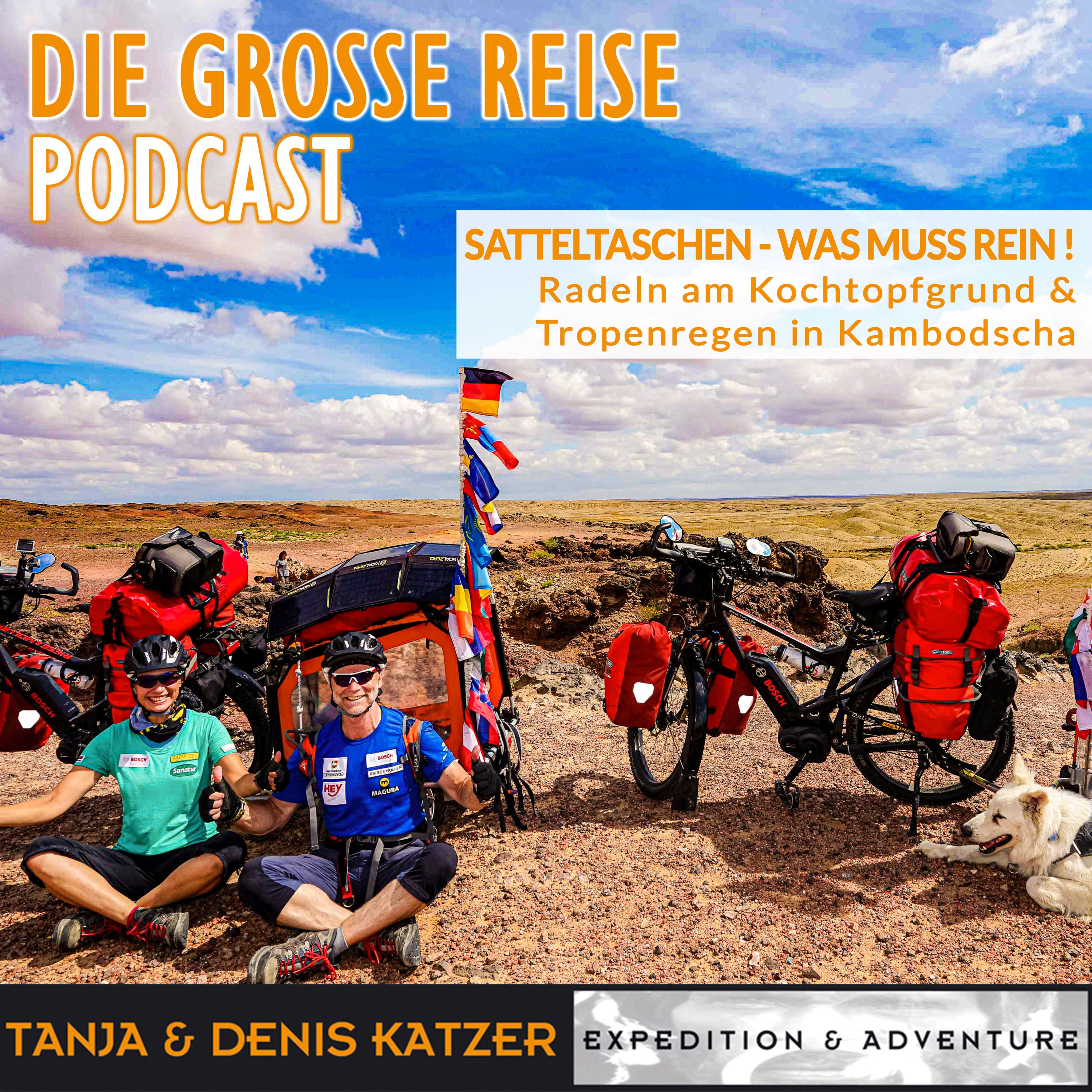 SATTELTASCHEN - was muss unbedingt rein!? Radeln am Kochtopfgrund & Tropenregen in Kambodscha