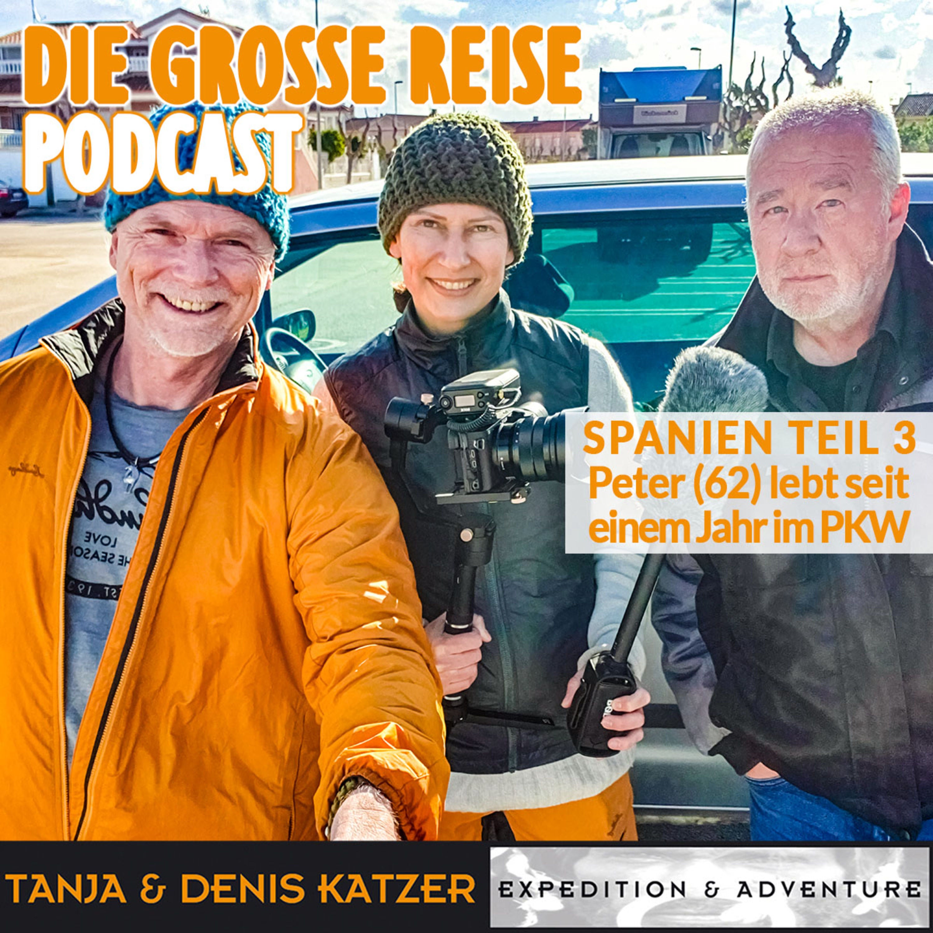 Spanienreise Teil 3 – Wir treffen Peter (62) der seit einem Jahr in seinem PKW lebt