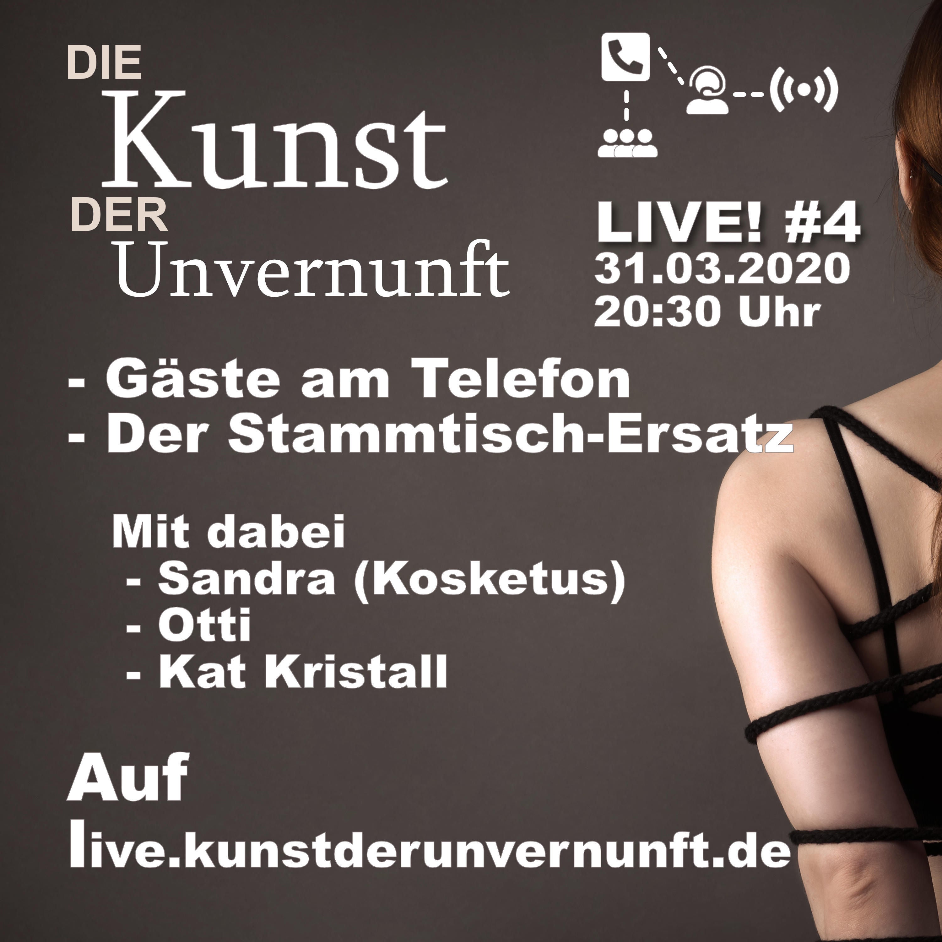 Unvernunft LIVE v. 31.03. - Kink für zu Hause