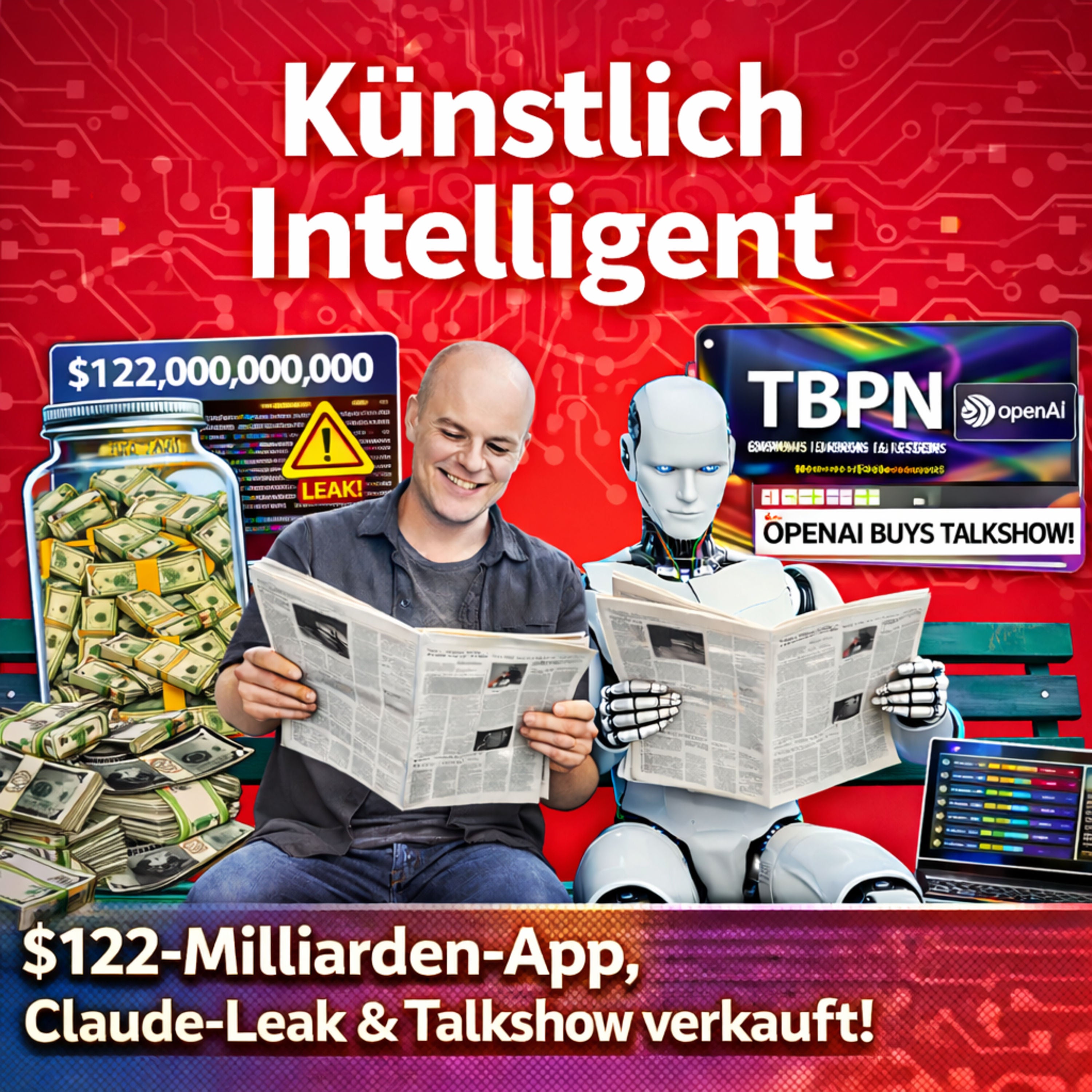 OpenAI kauft Talkshow | OpenAIs 122-Milliarden-Dollar-Runde | der große Claude-Leak | Google Veo 3.1 Lite | Gemma 4 | Microsoft mit Speech to Text Modell | Cursor 3