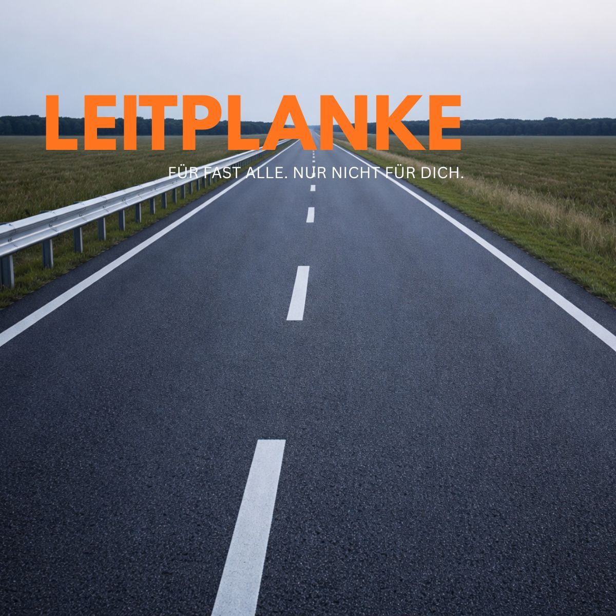 Du bist die Leitplanke für fast alle. Aber keiner für dich.