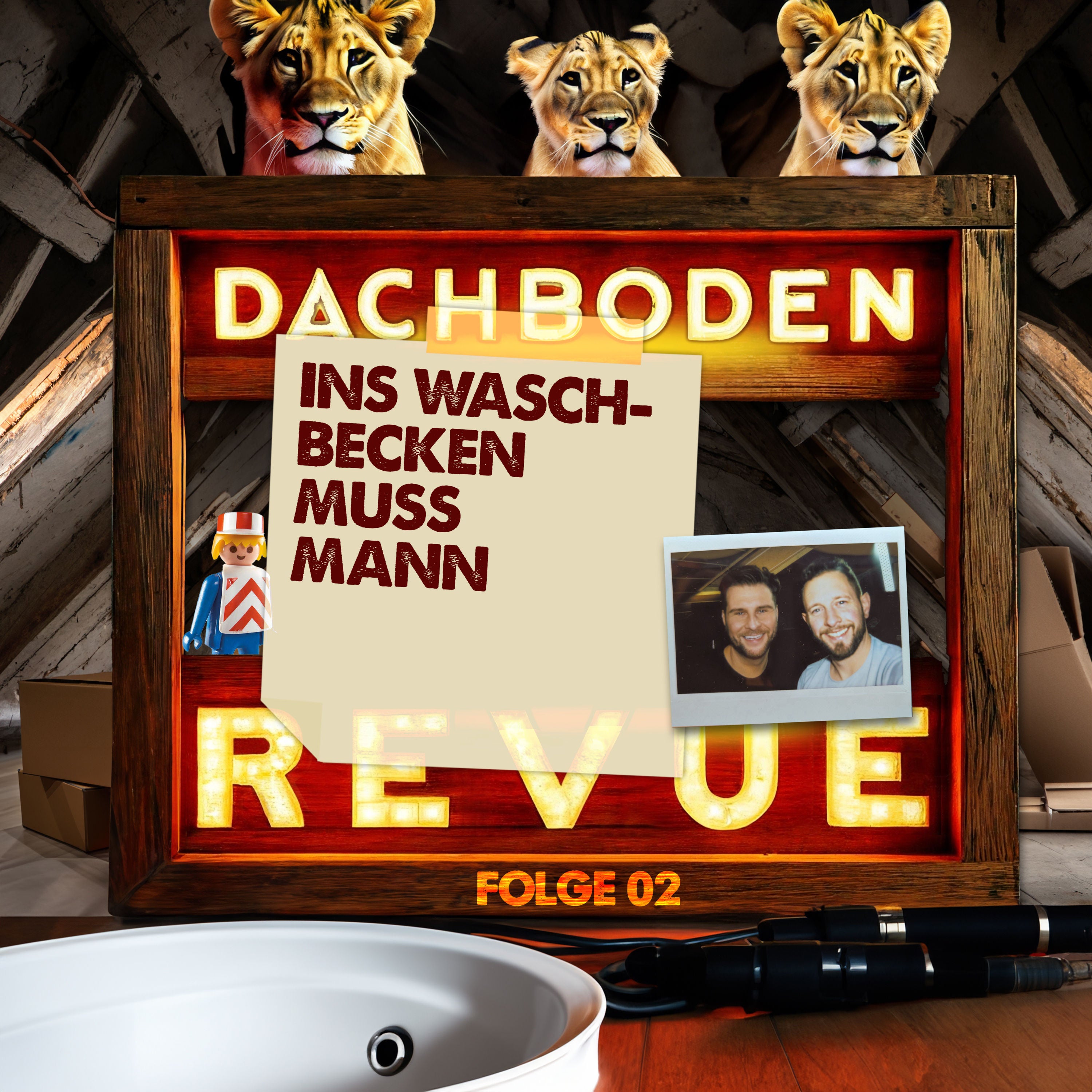 #02, Ins Waschbecken muss Mann