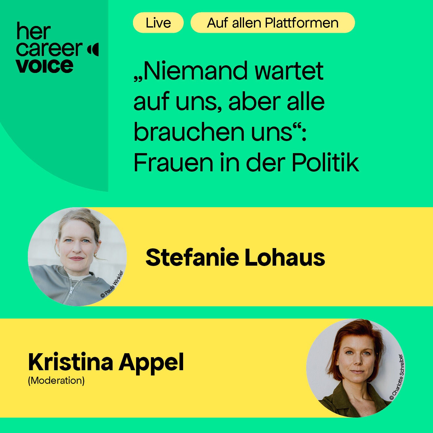 Frauen in der Politik: “Niemand wartet auf uns – aber alle brauchen uns.”