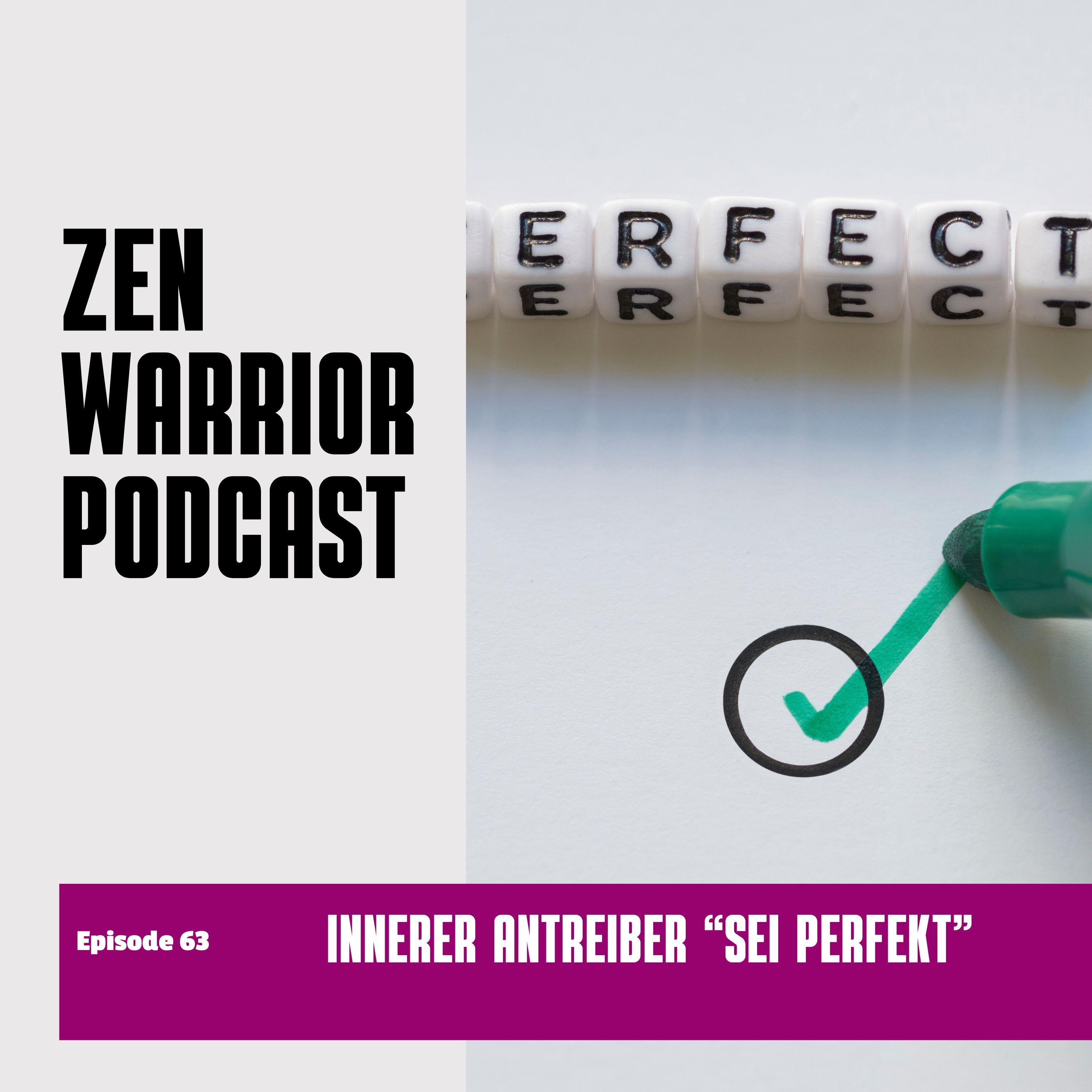 Die inneren Antreiber Teil 3/5 Sei perfekt: Zen Warrior Podcast Episode #63