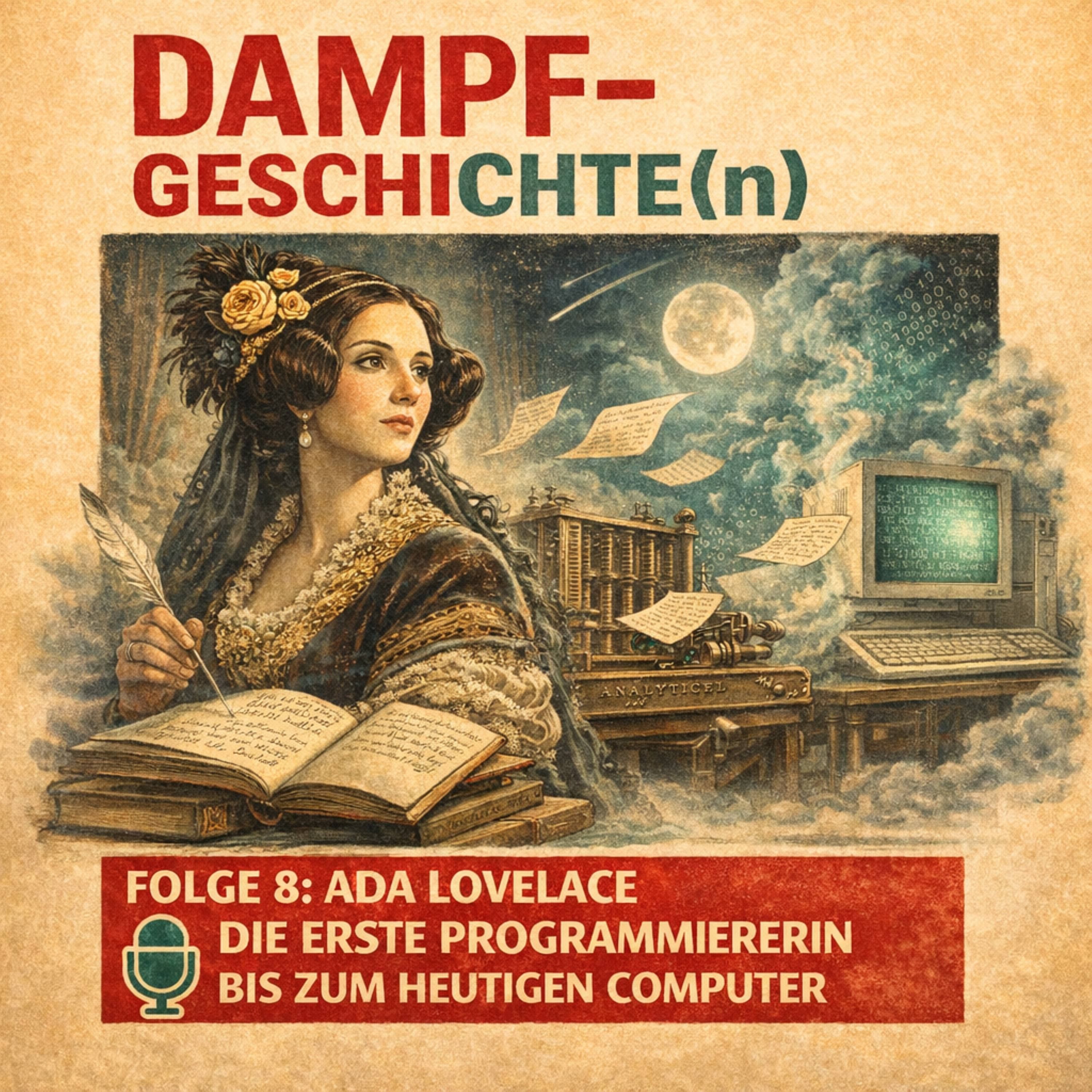 Dampfgeschichten Teil 9 : Die Vision der Zahlen,Ada Lovelace die erste Programmiererin