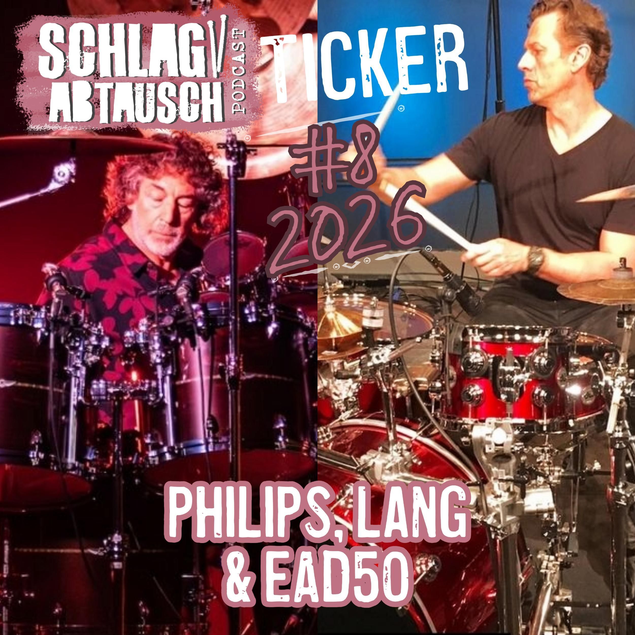 Schlagabtausch Ticker #8 2026 - Simon Phillips, Thomas Lang & das neue Yamaha EAD50