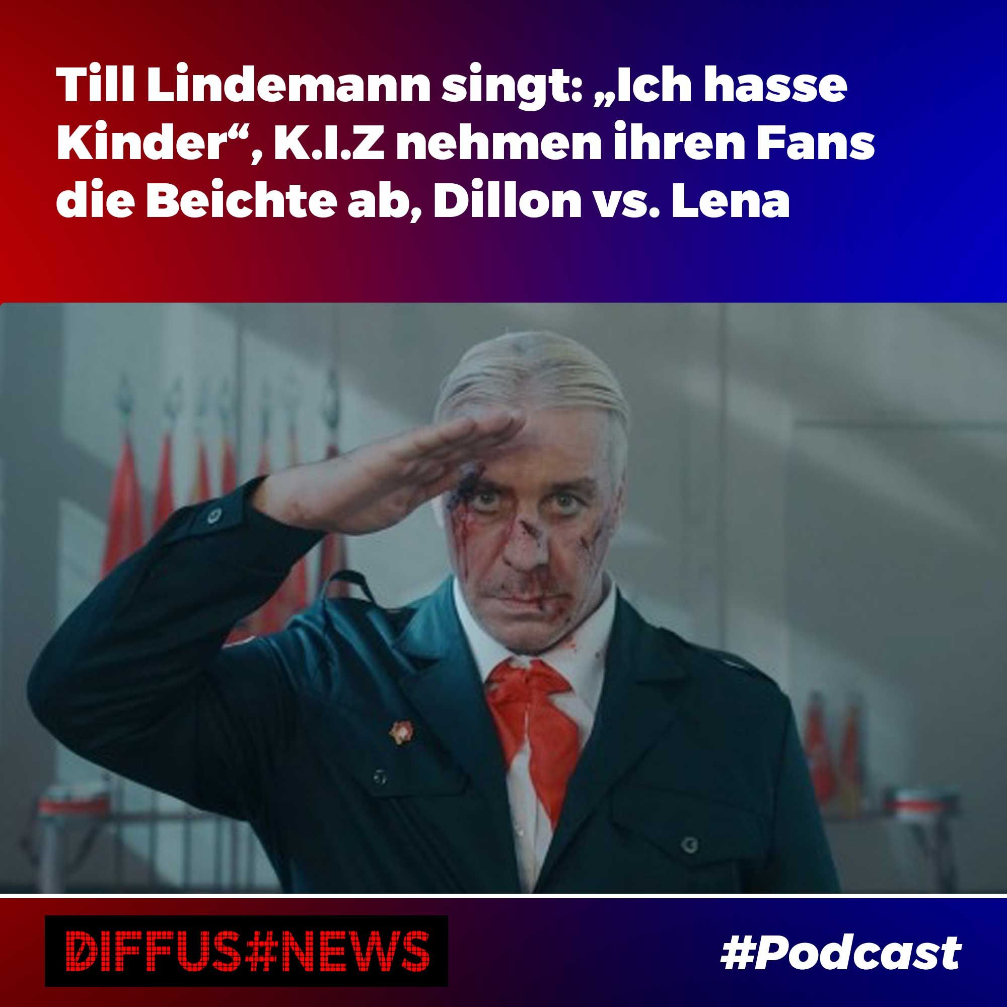 Till Lindemann singt: „Ich hasse Kinder“, K.I.Z nehmen ihren Fans die Beichte ab, Dillon vs. Lena