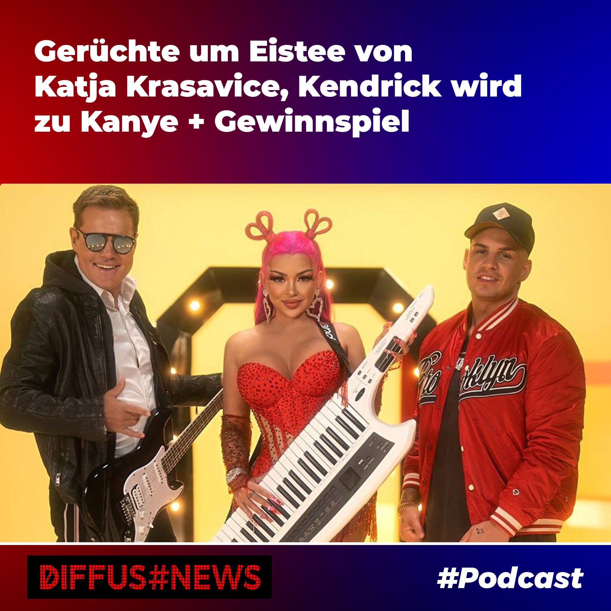 Gerüchte um Eistee von Katja Krasavice, Kendrick wird zu Kanye + Gewinnspiel