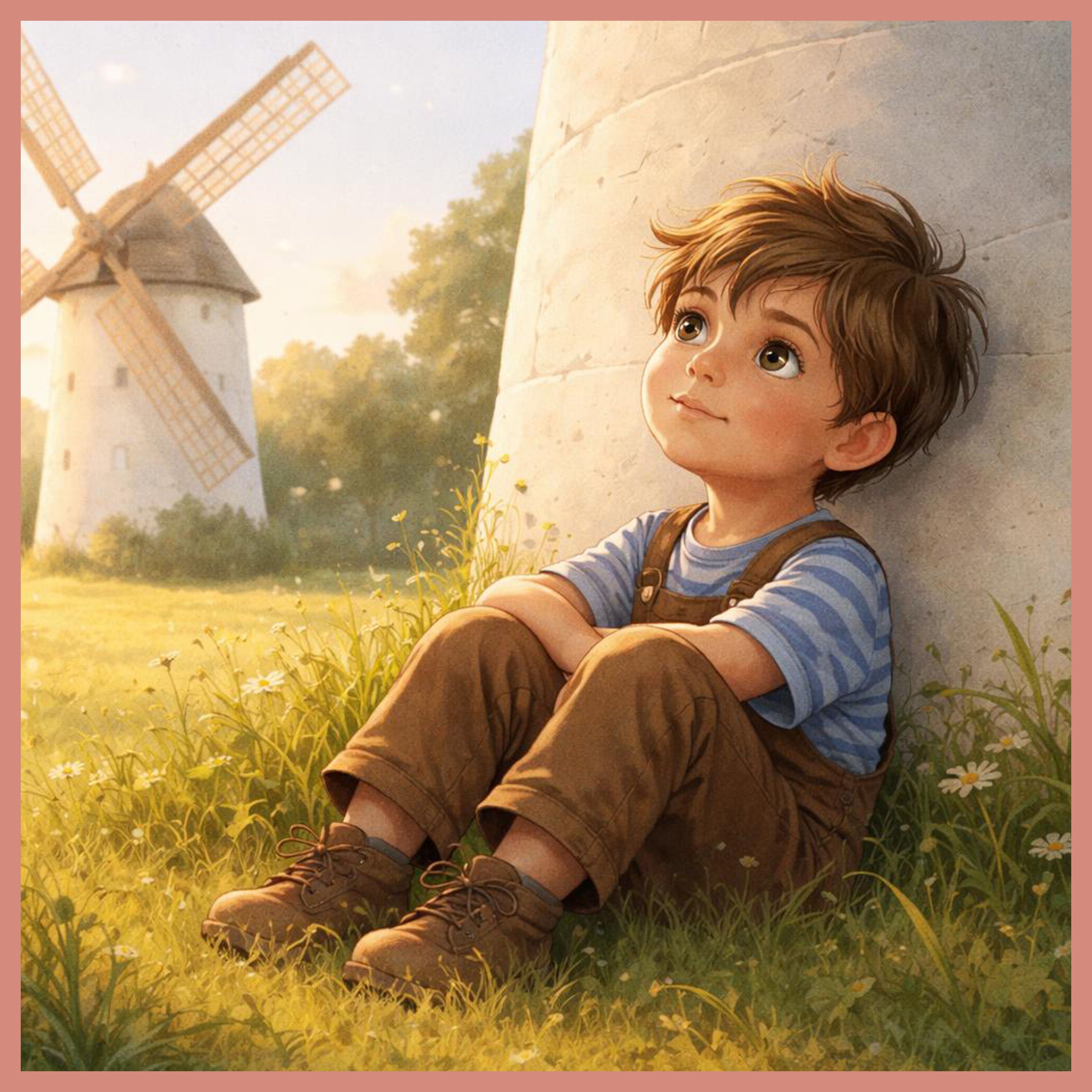 Die Mühle hinter dem Hügel – Fantasiereise für Kinder zum Malen