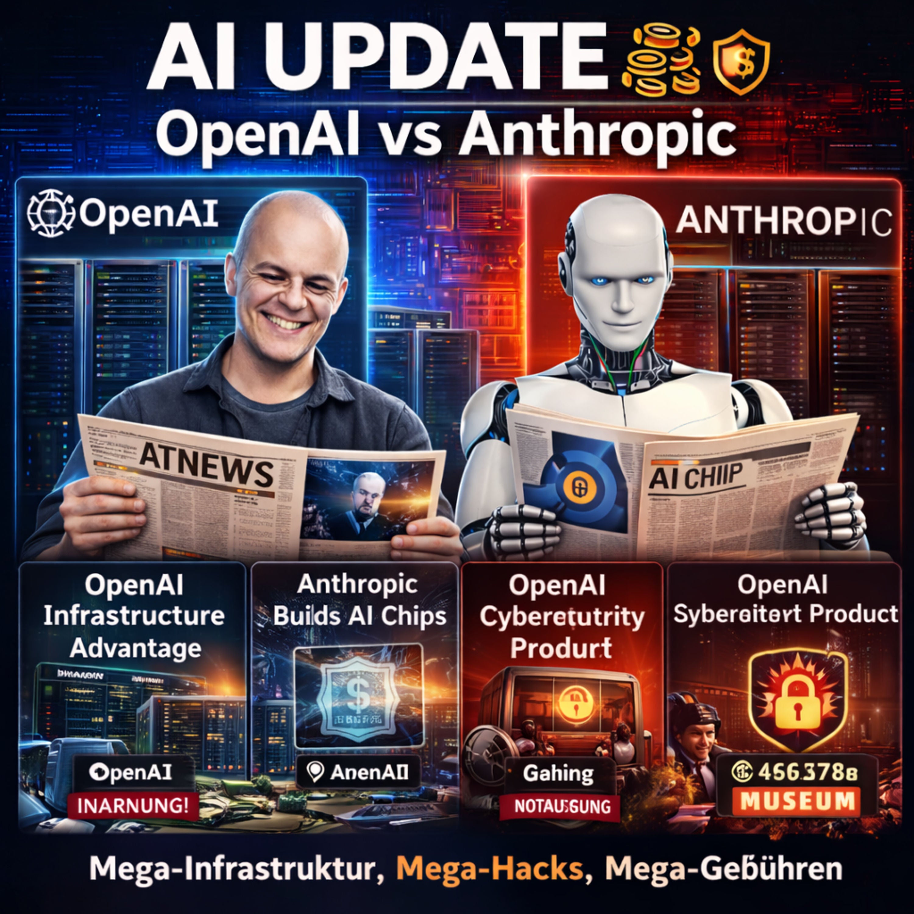 OpenAI mit eigenem Cybersecurity Modell/Produkt | OpenAI beendet Stargate UK | 100 $ ChatGPT Abo | Meta stellt KI Modell Muse Spark vor | Google Fitbit Update | Stability AI Brand Studio