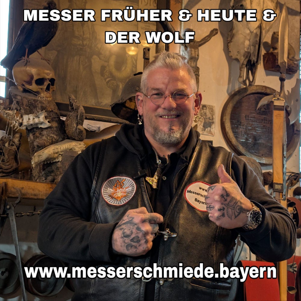 Handgeschmiedete Messer früher & heute und der Wolf. Der Messerpodcast direkt vom Messerschmied