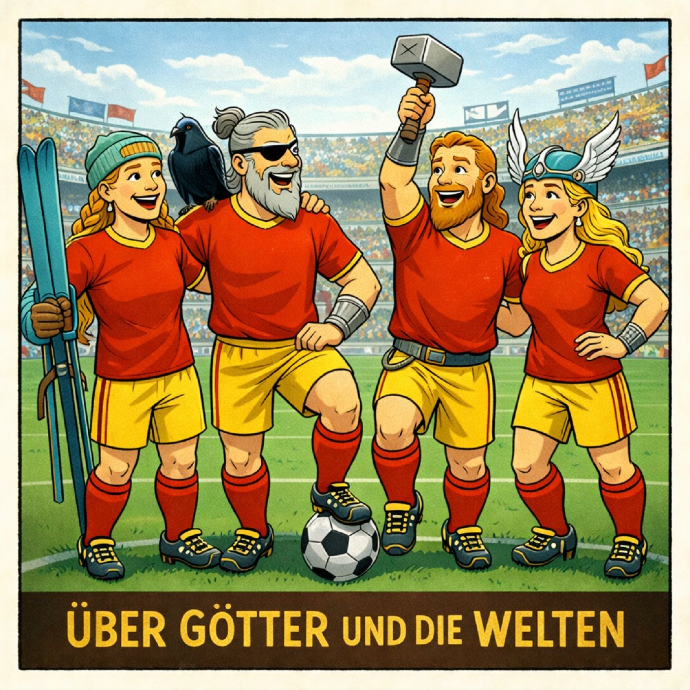 55 Die Fussballmannschaft aus Asgard