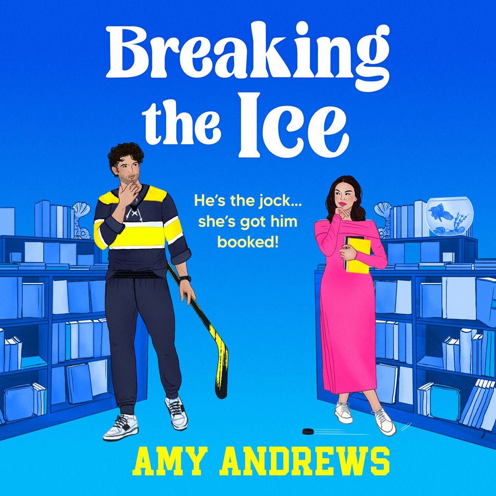 Breaking the Ice - A BRAND NEW sweet-and-spicy ice hockey romance with a small town bookshop setting for 2024