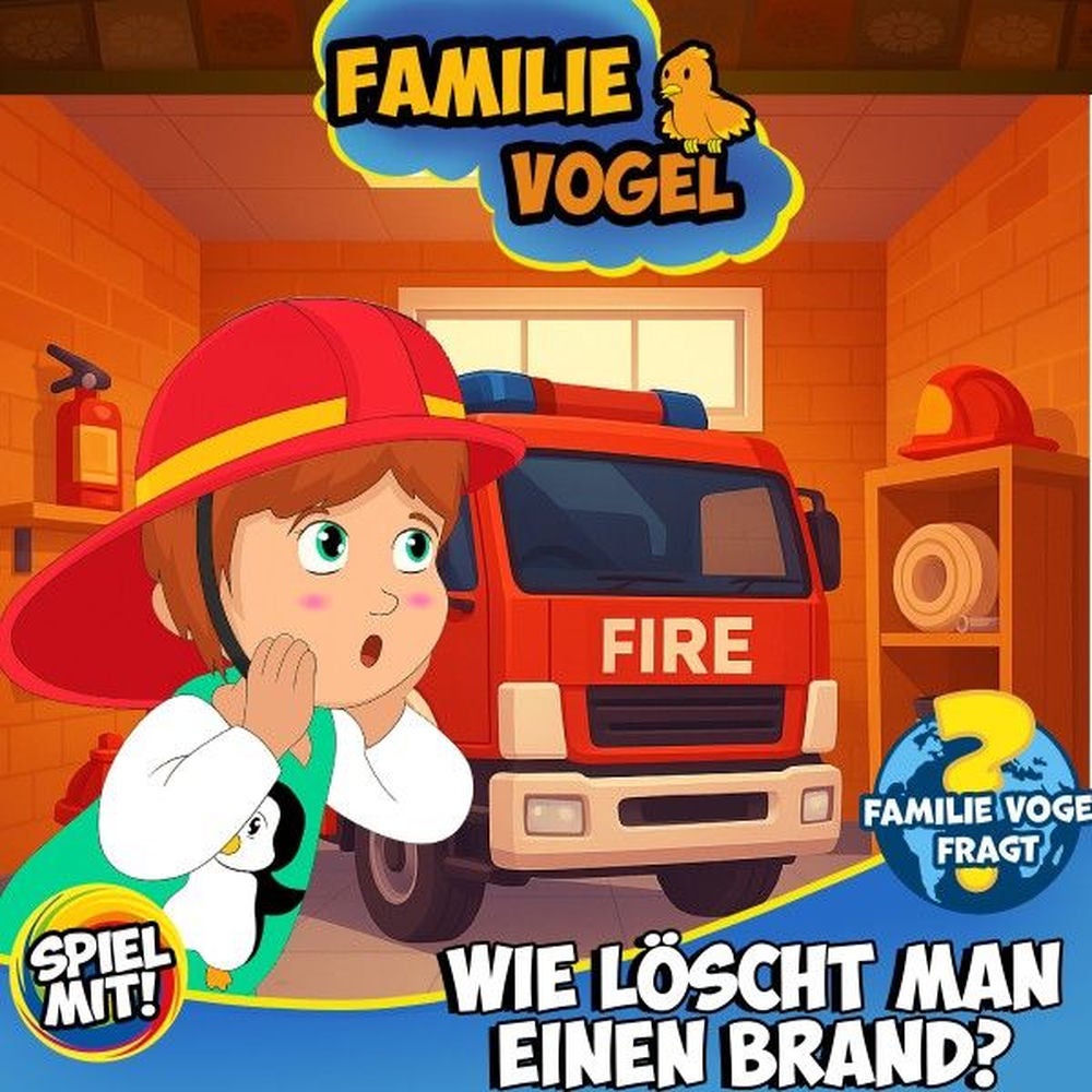 Familie Vogel fragt: Wie löscht man einen Brand