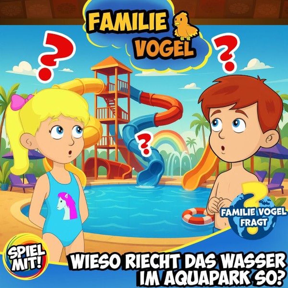 Familie Vogel fragt: Wieso riecht das Wasser im Aquapark so?