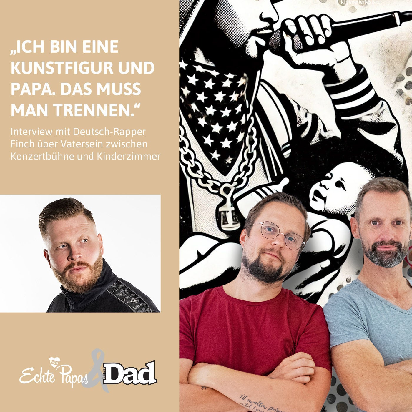 „Ich bin Kunstfigur und Papa, das muss man trennen“: Interview mit Deutsch-Rapper Finch