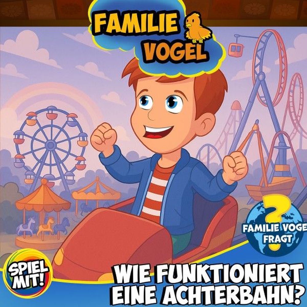 Familie Vogel fragt: Wie funktioniert eine Achterbahn
