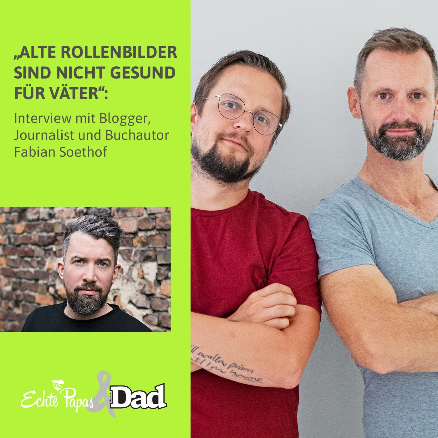 „Alte Rollenbilder sind nicht gesund für Väter“: Interview mit Blogger, Journalist und Buchautor Fabian Soethof
