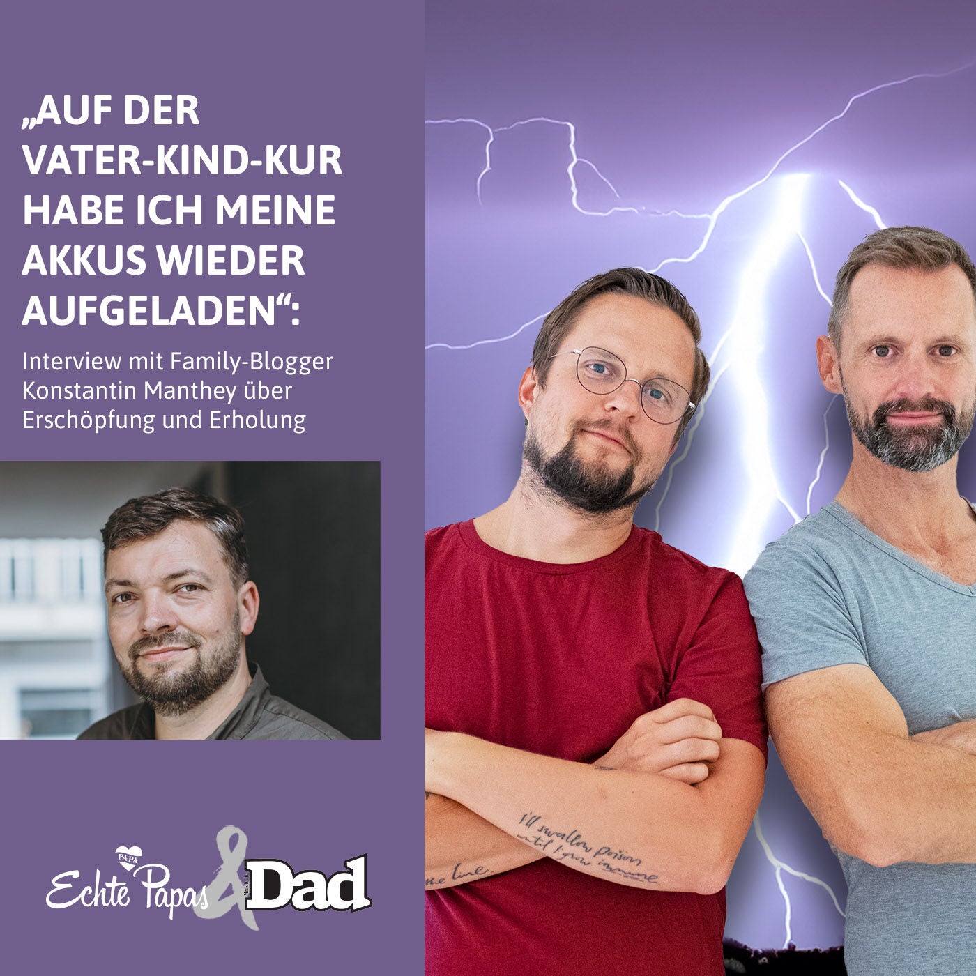 „Auf der Vater-Kind-Kur habe ich meine Akkus wieder aufgeladen“: Interview mit Family-Blogger Konstantin Manthey
