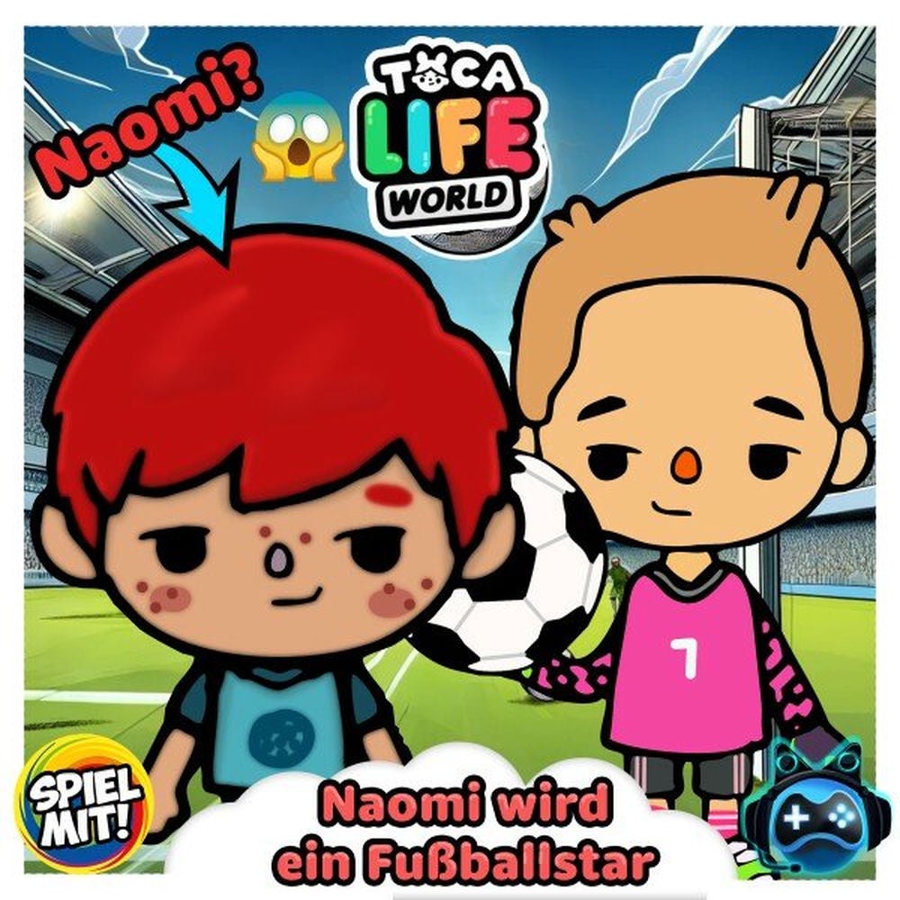 Naomi wird ein Fußballstar