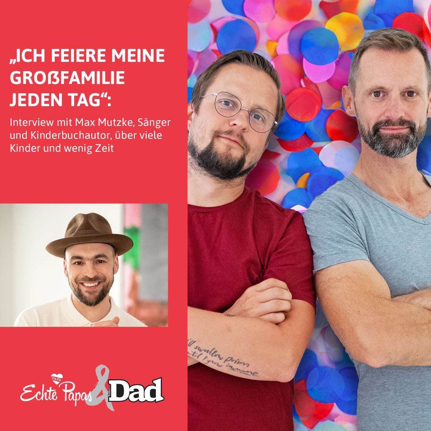 „Ich feiere meine Großfamilie jeden Tag“: Interview mit Sänger und Kinderbuchautor Max Mutzke