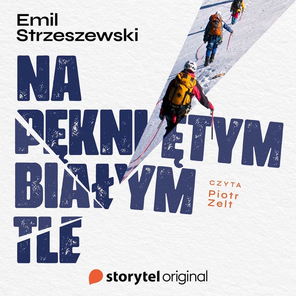 Na pękniętym białym tle