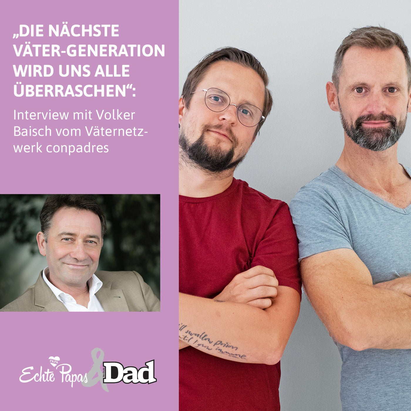 „Die nächste Väter-Generation wird uns alle überraschen“: Interview mit Volker Baisch vom Väternetzwerk conpadres