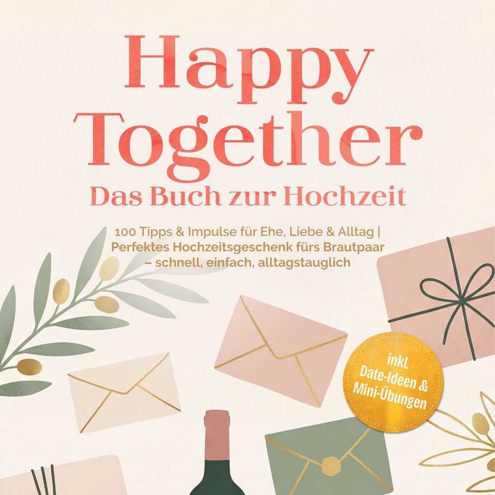 Happy Together – Das Buch zur Hochzeit: 100 Tipps & Impulse für Ehe, Liebe & Alltag | Perfektes Hochzeitsgeschenk fürs Brautpaar –