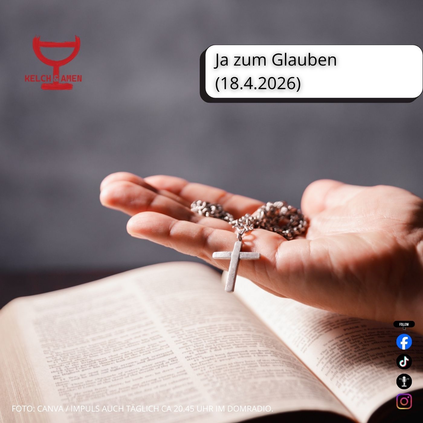 Ja zum Glauben // 18.4.2026