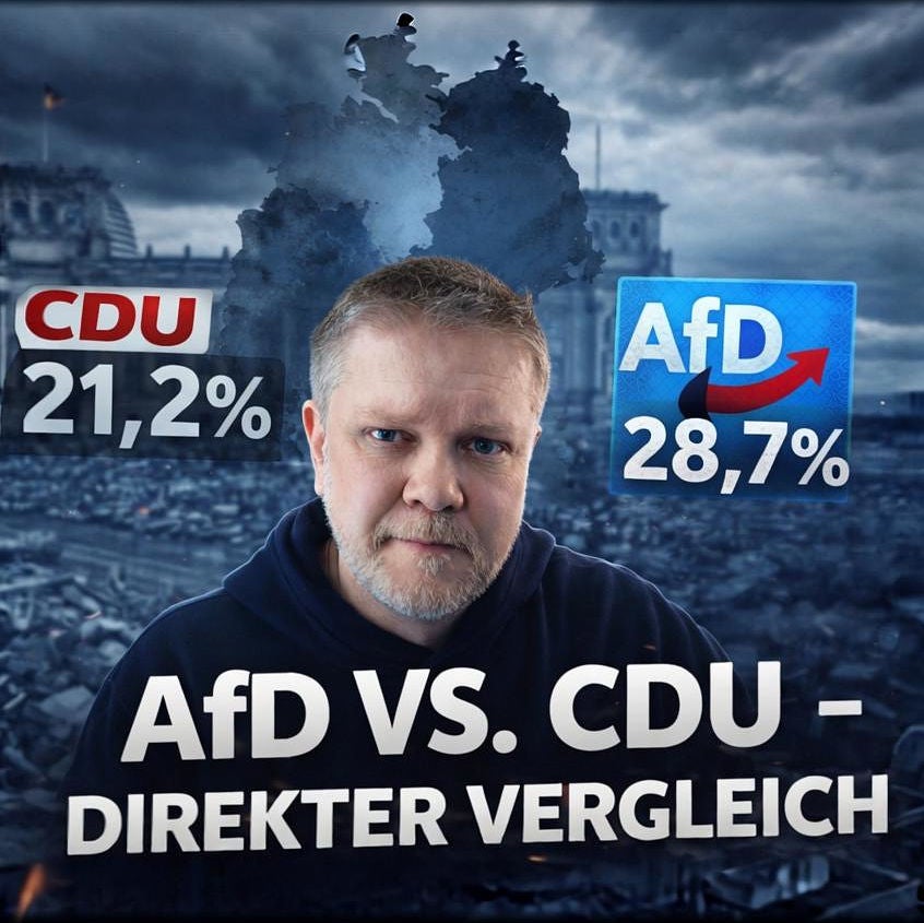 #505: Ohne Bayern-Bonus: CDU fällt auf nur noch 21 %!