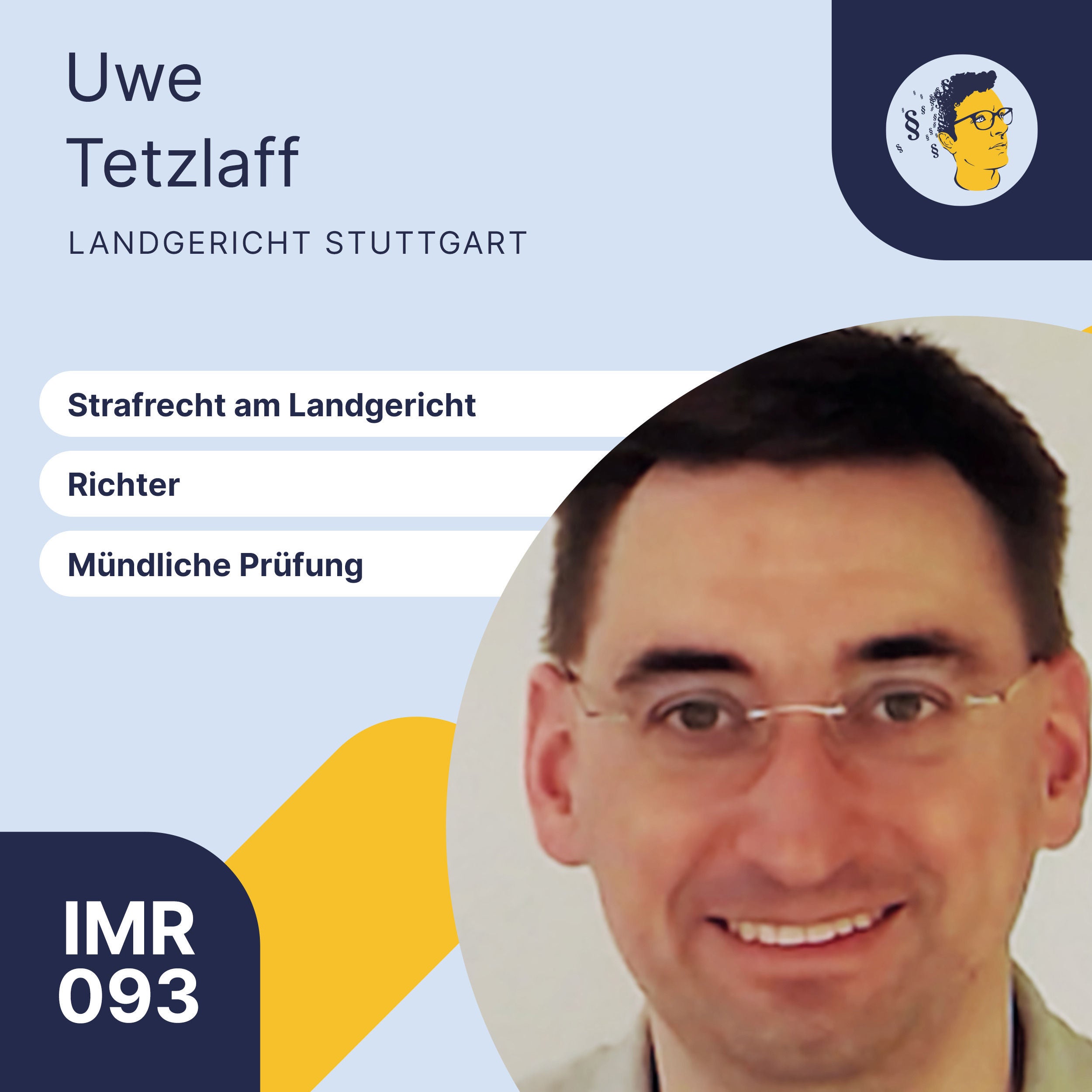 IMR093: Richter im Strafrecht am Landgericht | Interview Richter