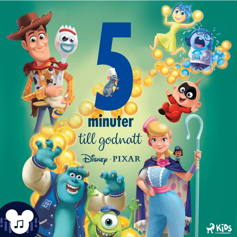 Fem minuter till godnatt – Disney/Pixar – Med ljud och musik!
