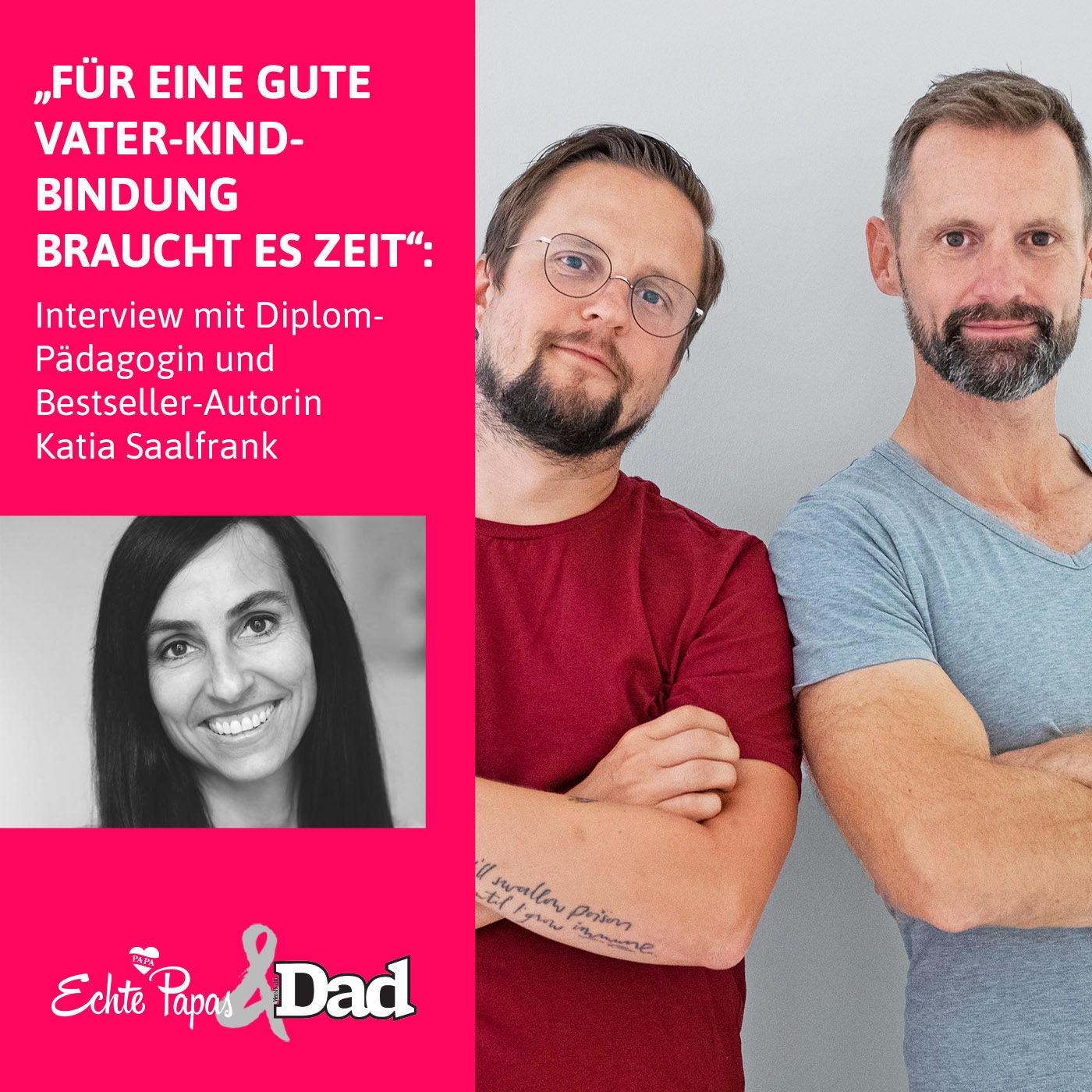 „Für eine gute Vater-Kind-Bindung braucht es Zeit“: Interview mit Diplom-Pädagogin und Autorin Katia Saalfrank