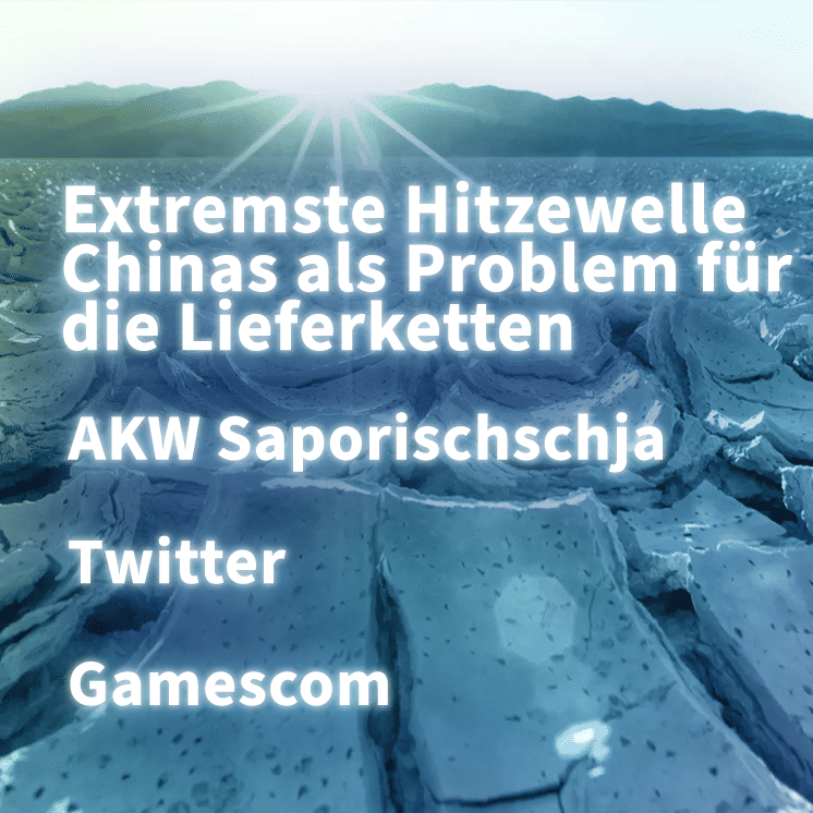 Lieferketten, AKW Saporischschja, Twitter, Gamescom | Kurz informiert vom 29.08.2022 by heise online