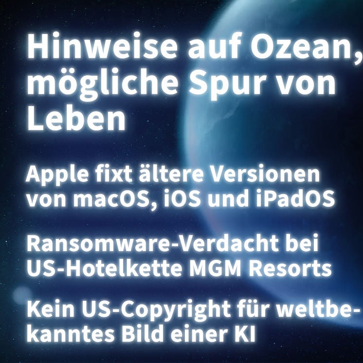 Kurz informiert vom 12.09.2023 by heise online