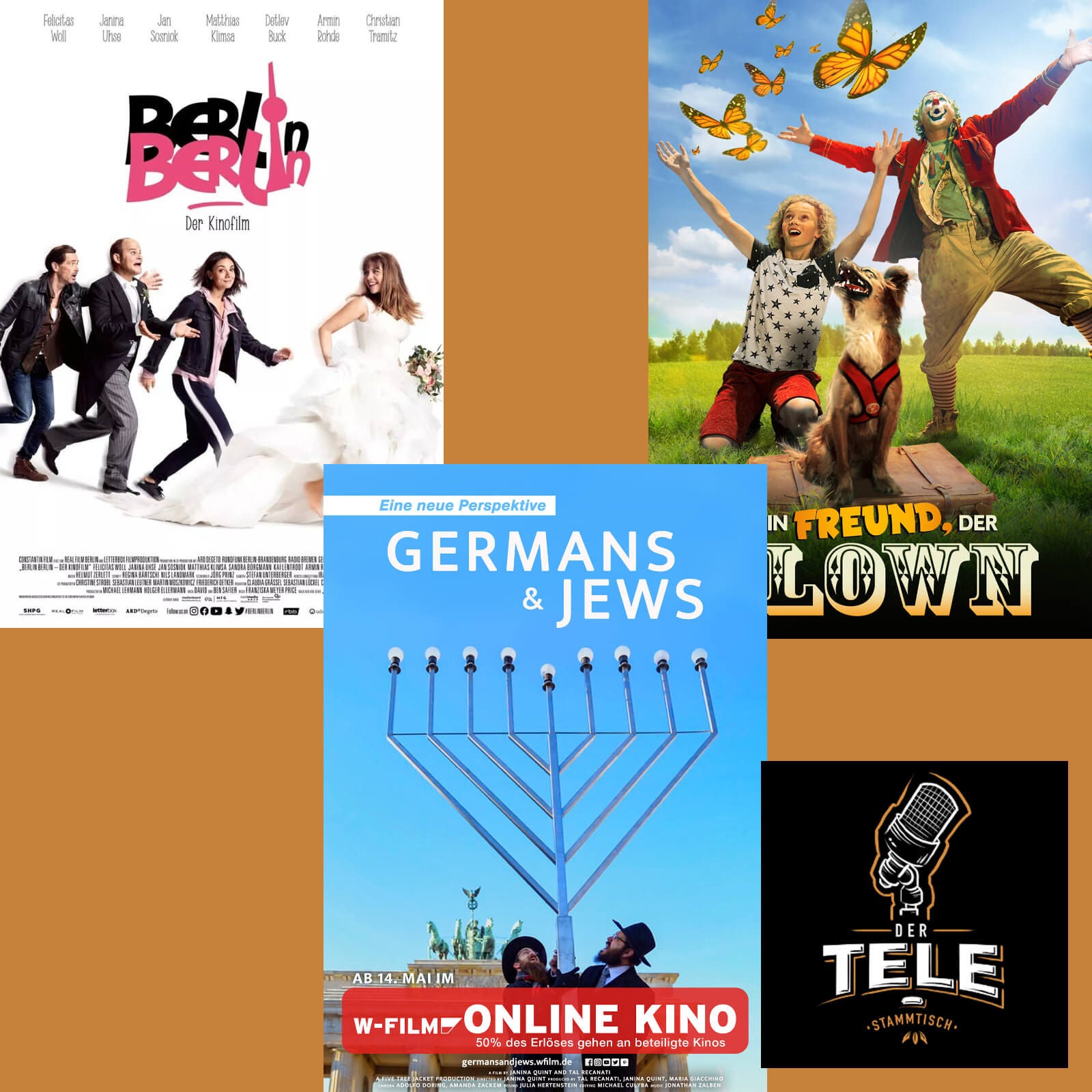 "Berlin, Berlin", "Germans & Jews" und "Mein Freund Der Clown"