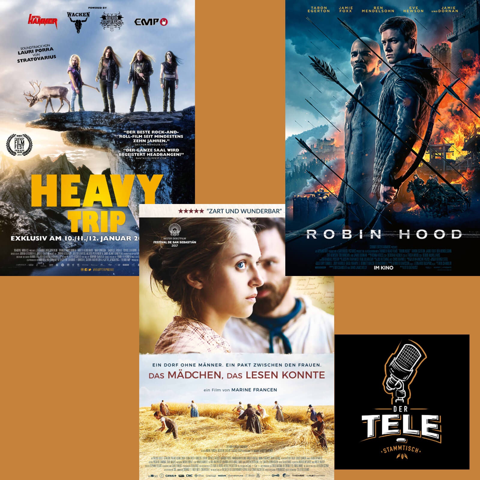 Filmkritiken - "Robin Hood", "Das Mädchen, Das Lesen Konnte" und "Heavy Trip"