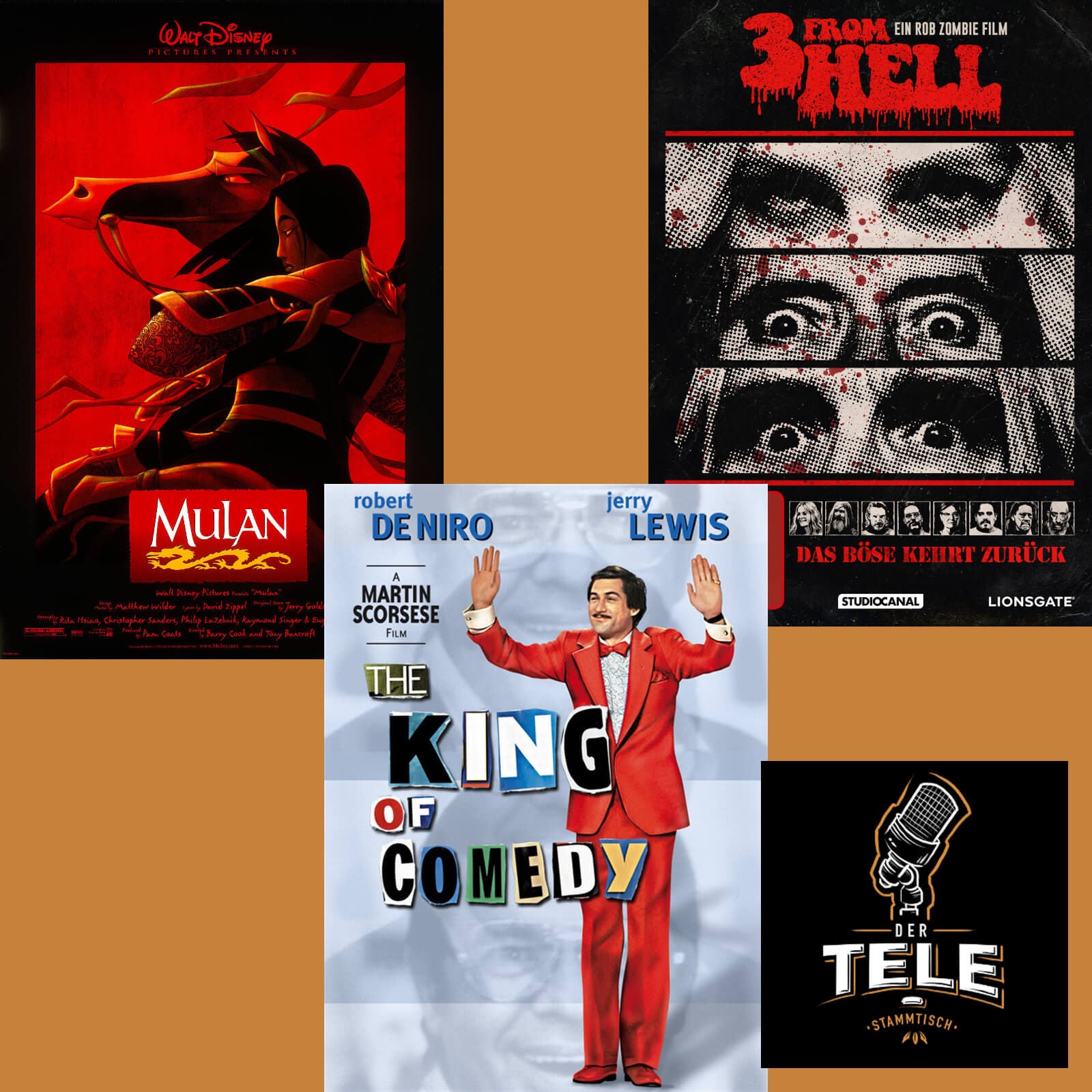 Reviews - "Mulan (1998)", "King Of Comedy" und "3 From Hell"