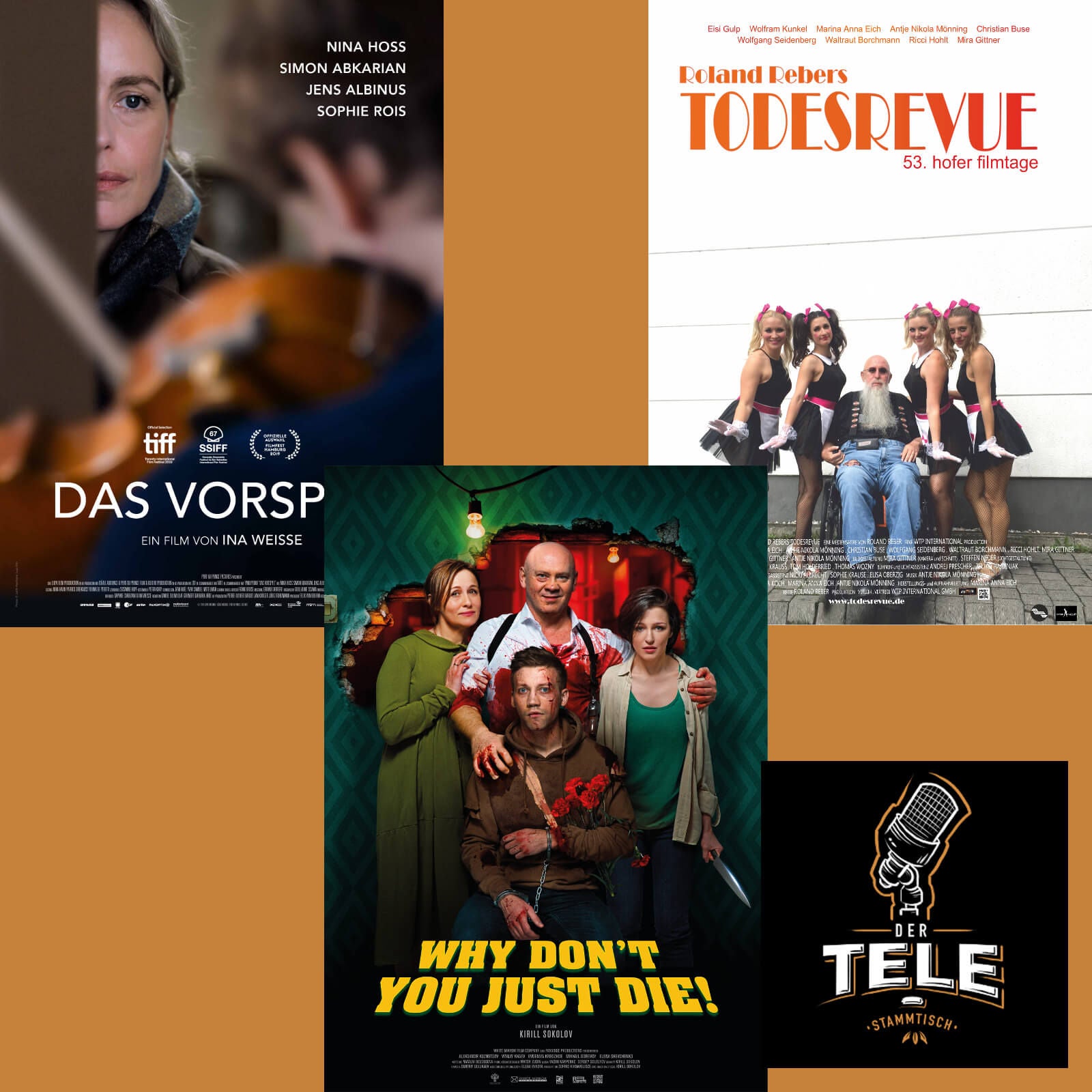 Reviews - "Das Vorspiel", "Why Don't You Just Die" und "Roland Rebers Todesrevue"